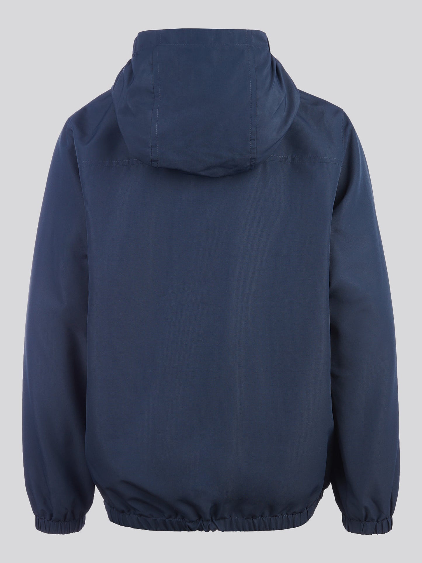 Boys Fleece Lined Windcheater in Dark Sapphire Navy / Haute Red DHM