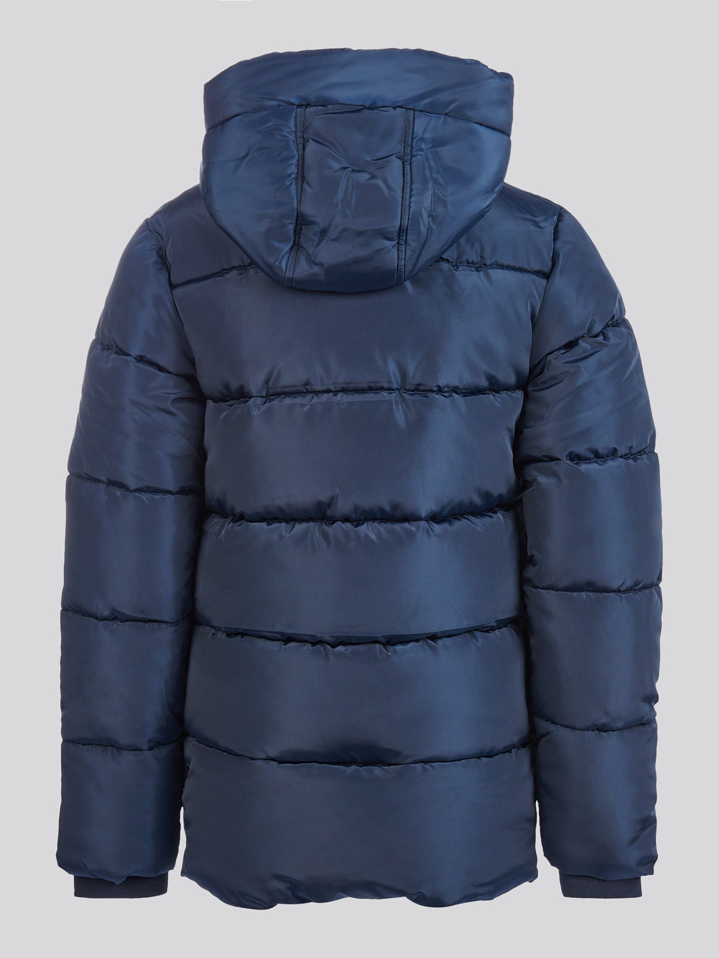 Boys Heavy Puffer Coat in Dark Sapphire Navy