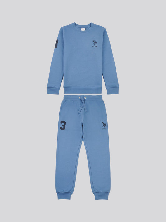 Player 3 Crew and BB Jog Set Blue Horizon