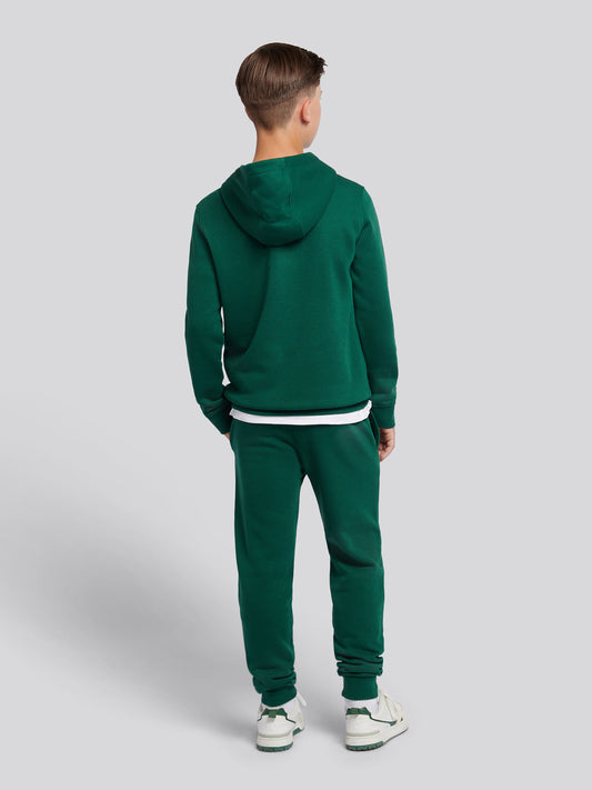 Boys Double Horsemen Hoodie & Jogger Set in Rain Forest