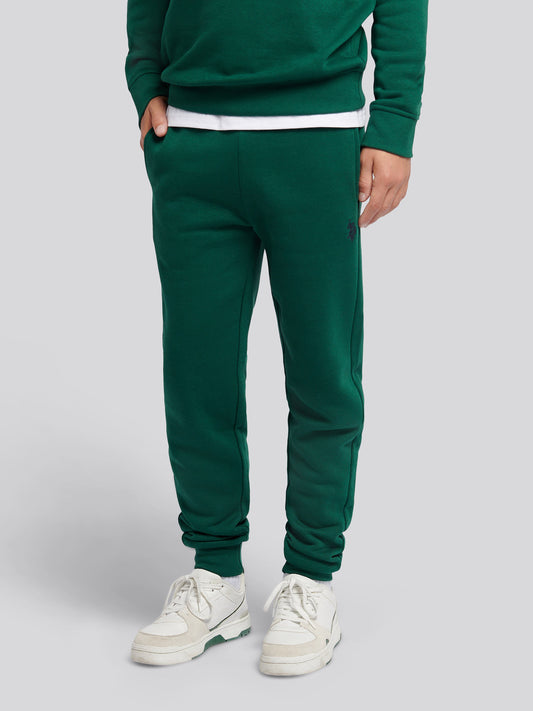 Boys Double Horsemen Hoodie & Jogger Set in Rain Forest