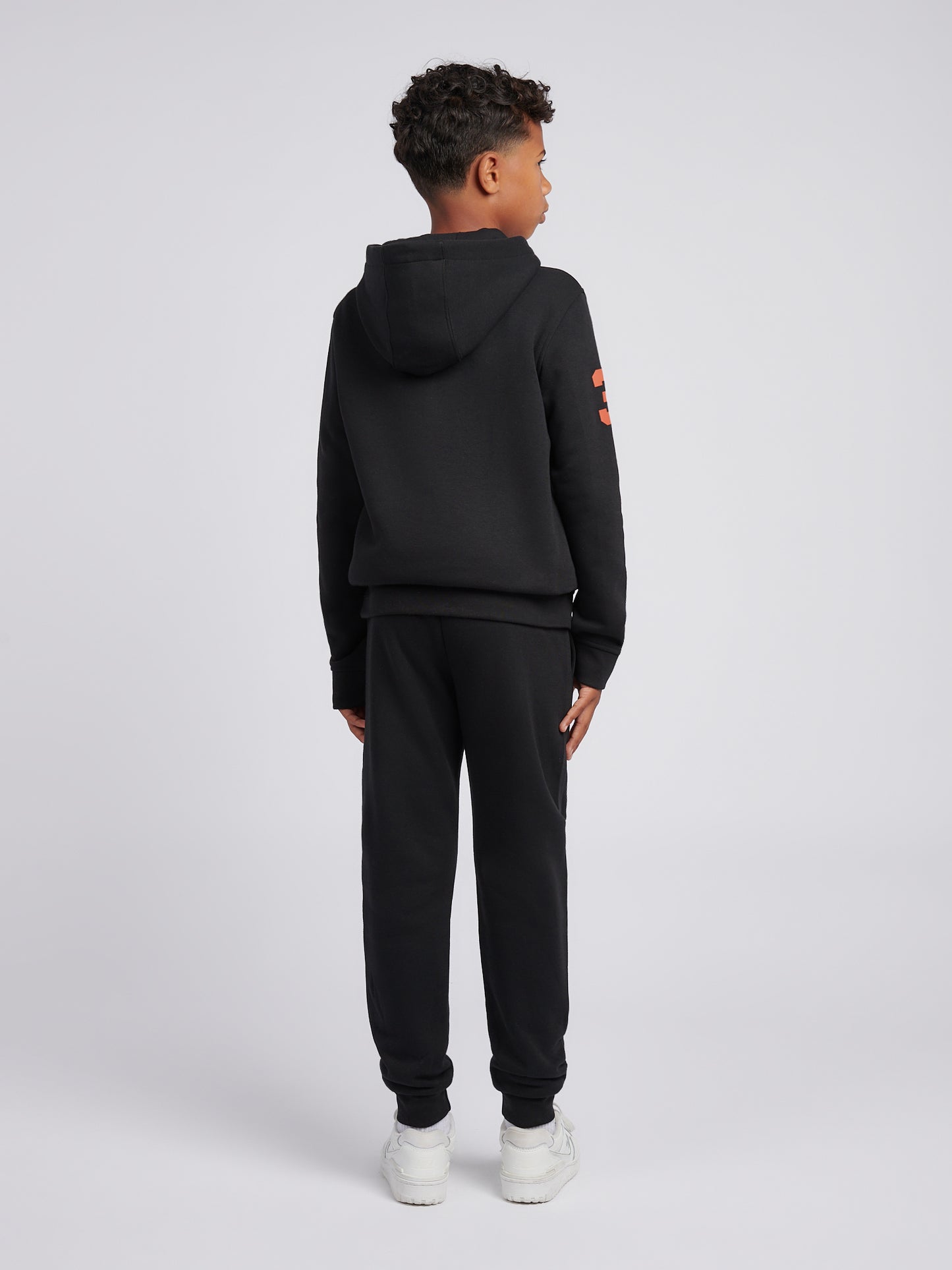 Boys Player 3 Hoodie & Jogger Set in Black