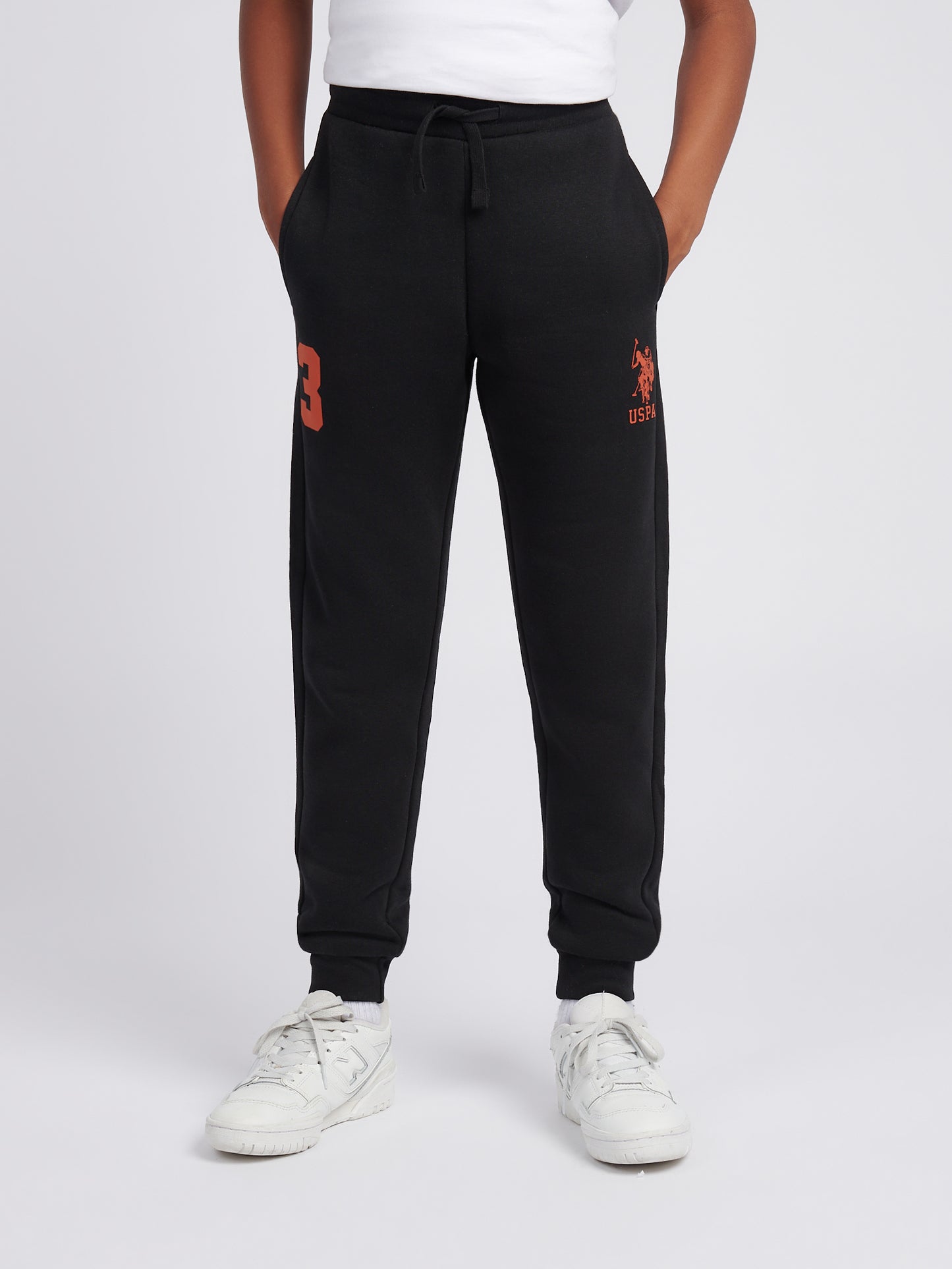 Boys Player 3 Hoodie & Jogger Set in Black