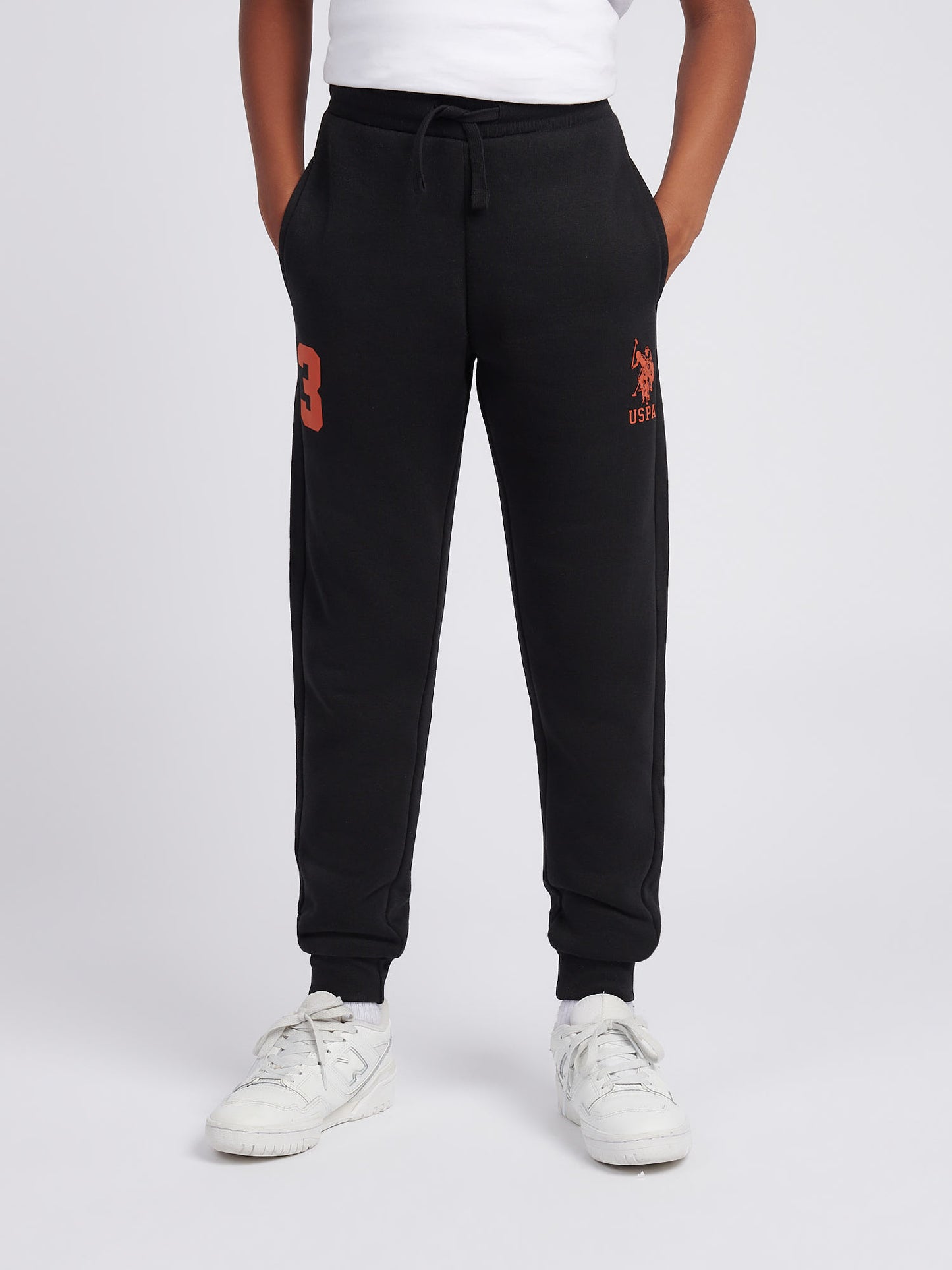 Boys Player 3 Hoodie & Jogger Set in Black