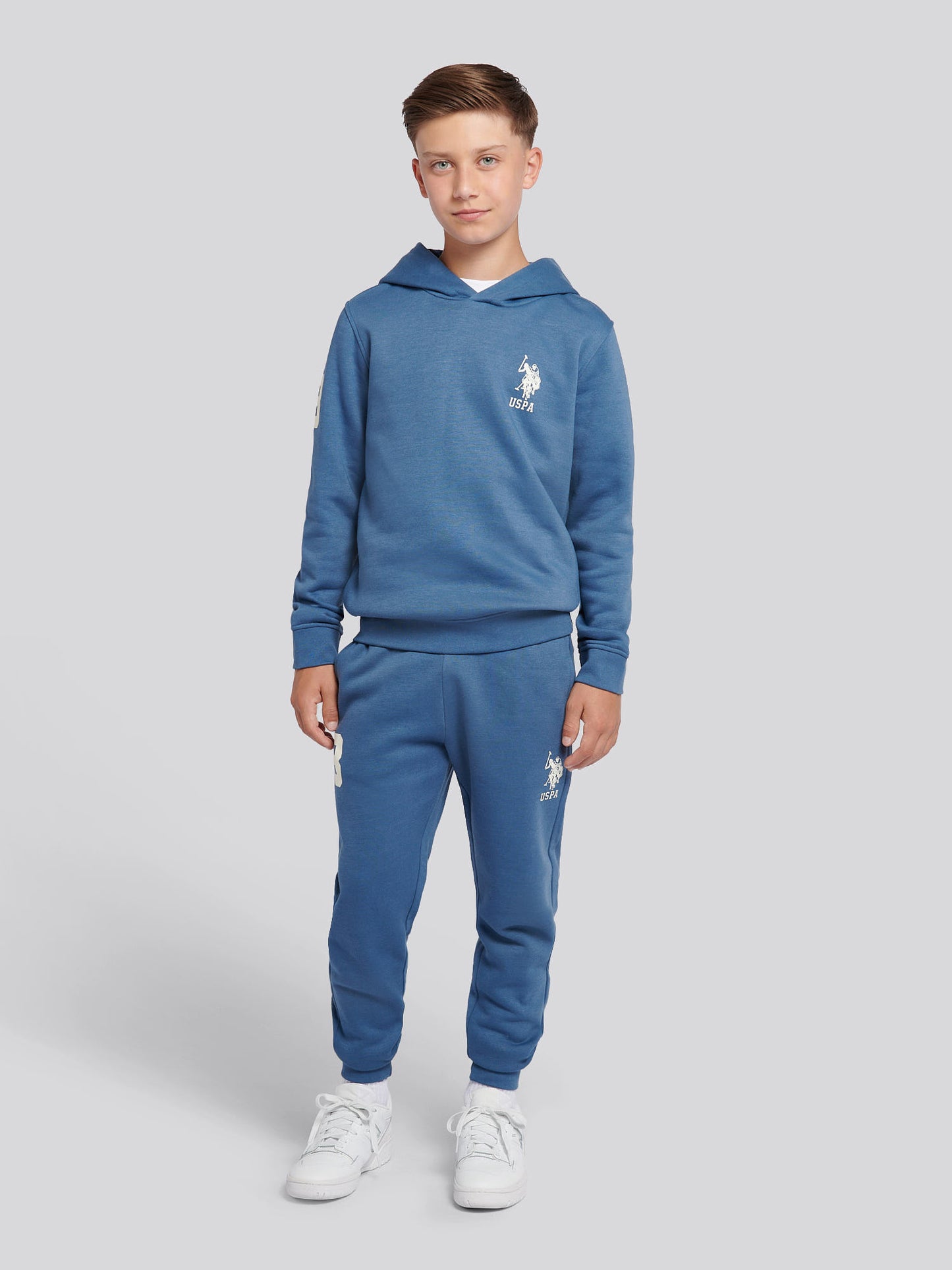 Boys Player 3 Hoodie & Jogger Set in Blue Horizon