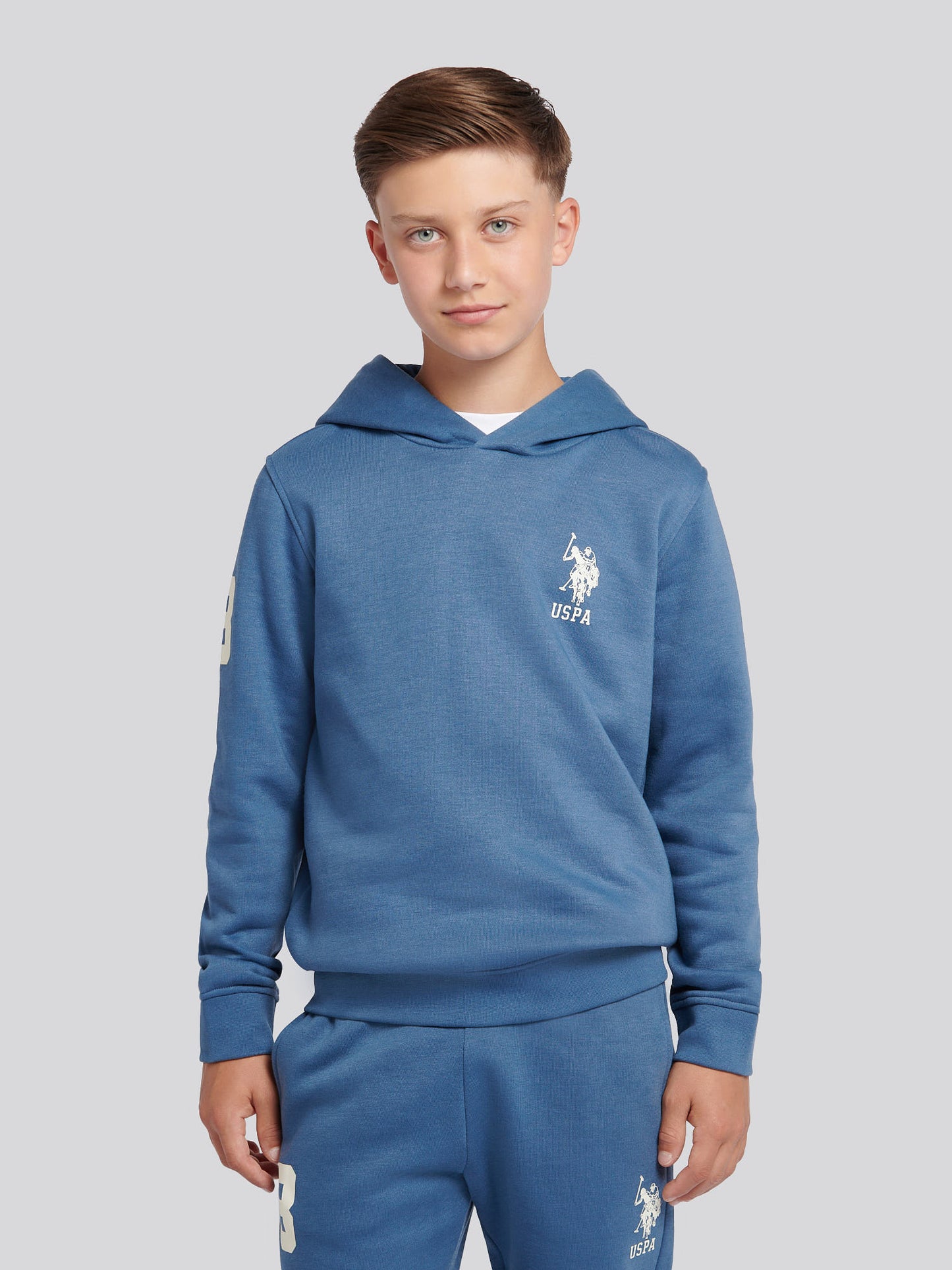 Boys Player 3 Hoodie & Jogger Set in Blue Horizon