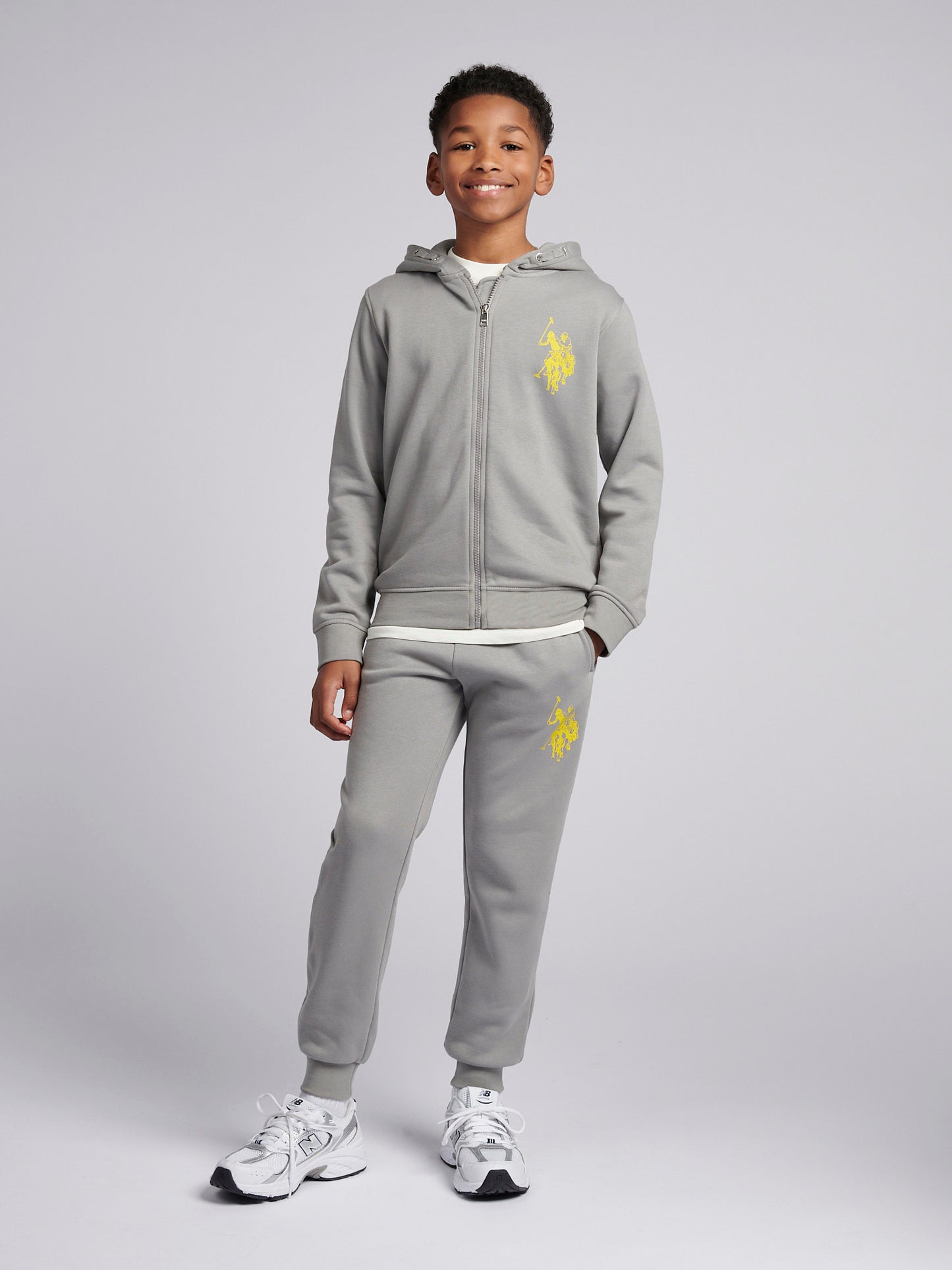 12CM DHM Zip Thru Hoodie and BB Jog Set Sharkskin