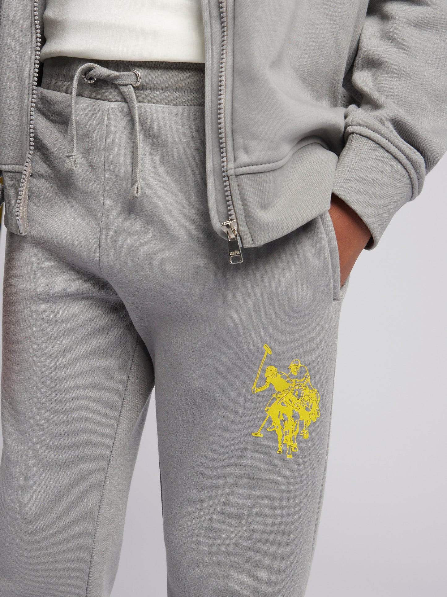 12CM DHM Zip Thru Hoodie and BB Jog Set Sharkskin