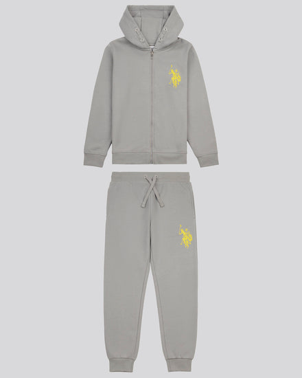 12CM DHM Zip Thru Hoodie and BB Jog Set Sharkskin