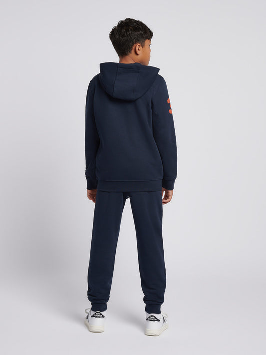Boys Player 3 Zip Hoodie & Jogger Set in Dark Sapphire Navy