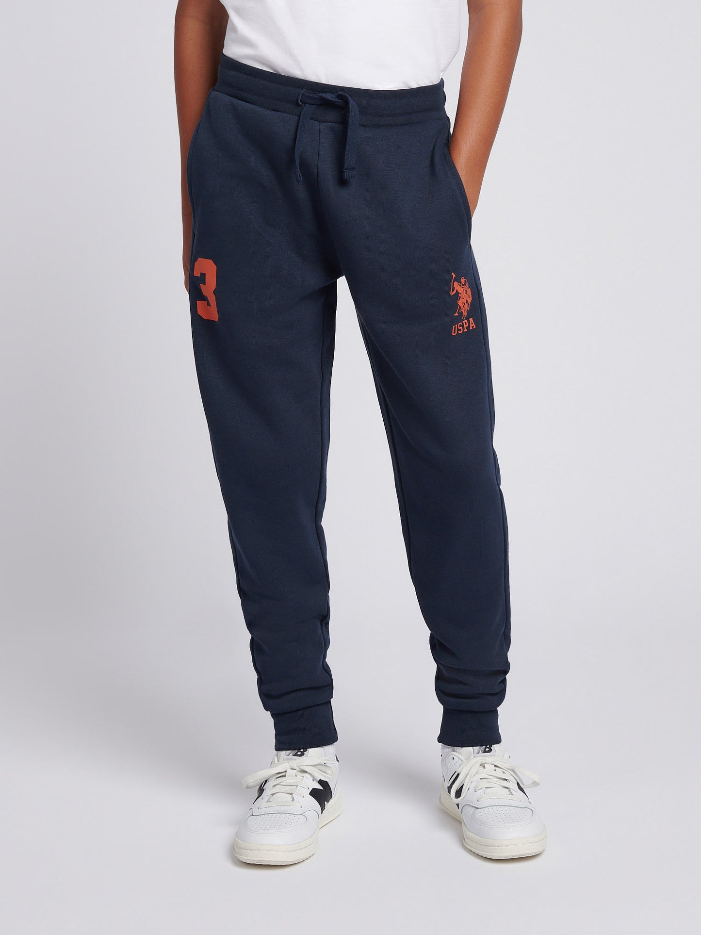 Boys Player 3 Zip Hoodie & Jogger Set in Dark Sapphire Navy