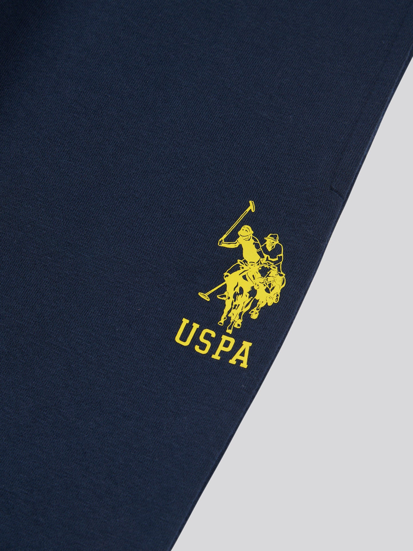 Boys Player 3 Zip Hoodie & Jogger Set in Dark Sapphire Navy / Empire Yellow DHM