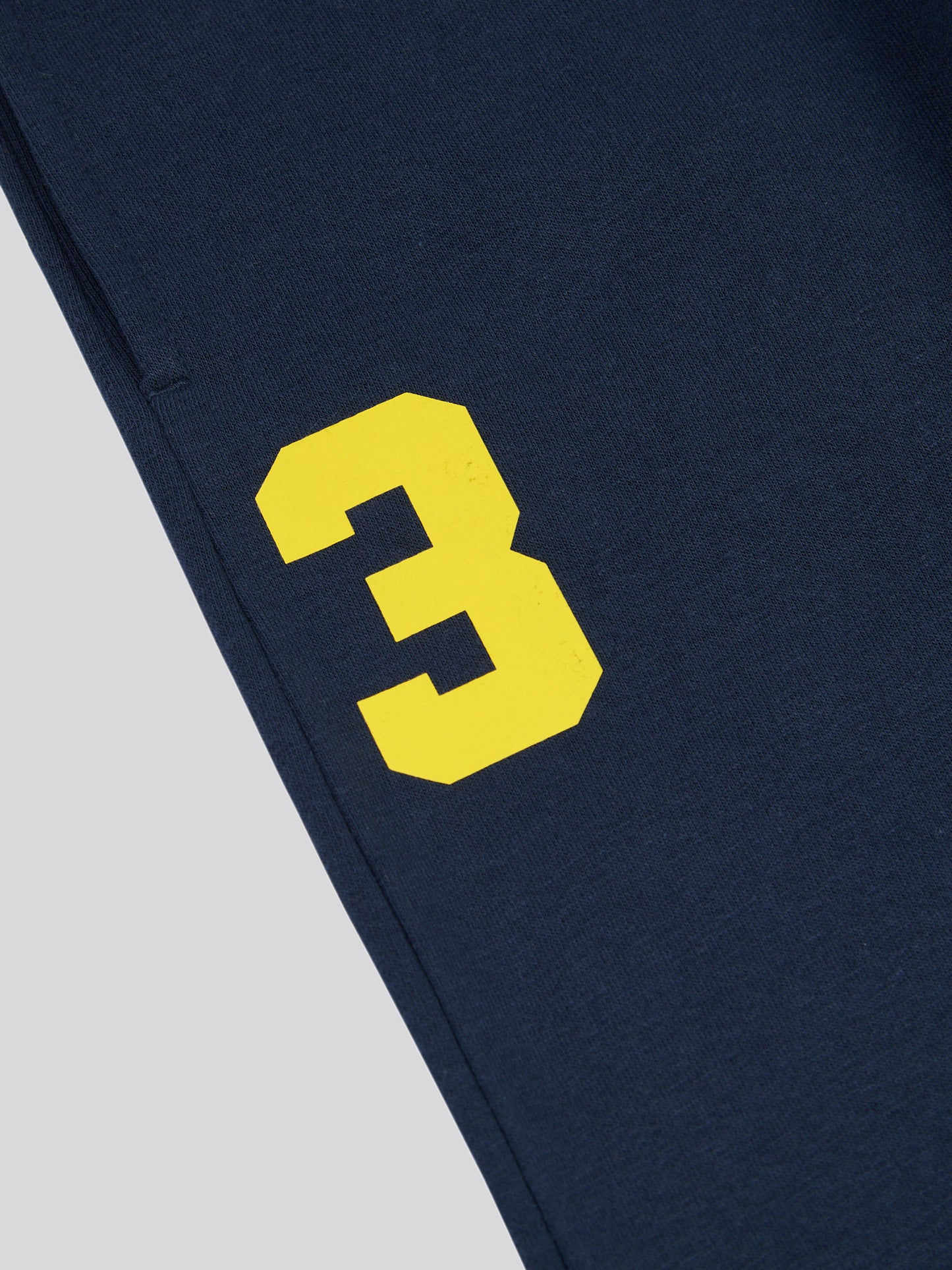 Boys Player 3 Zip Hoodie & Jogger Set in Dark Sapphire Navy / Empire Yellow DHM