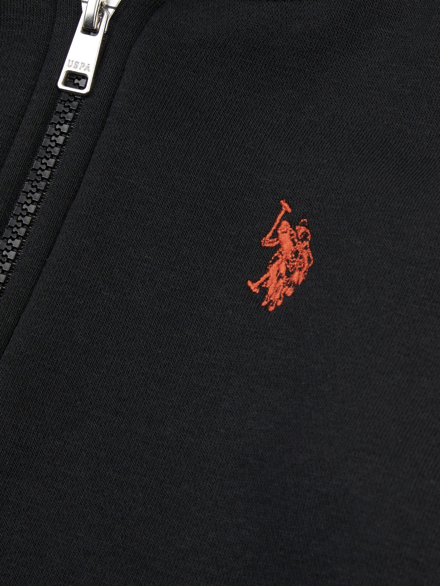 Boys Double Horsemen Zip Hoodie & Jogger Set in Black