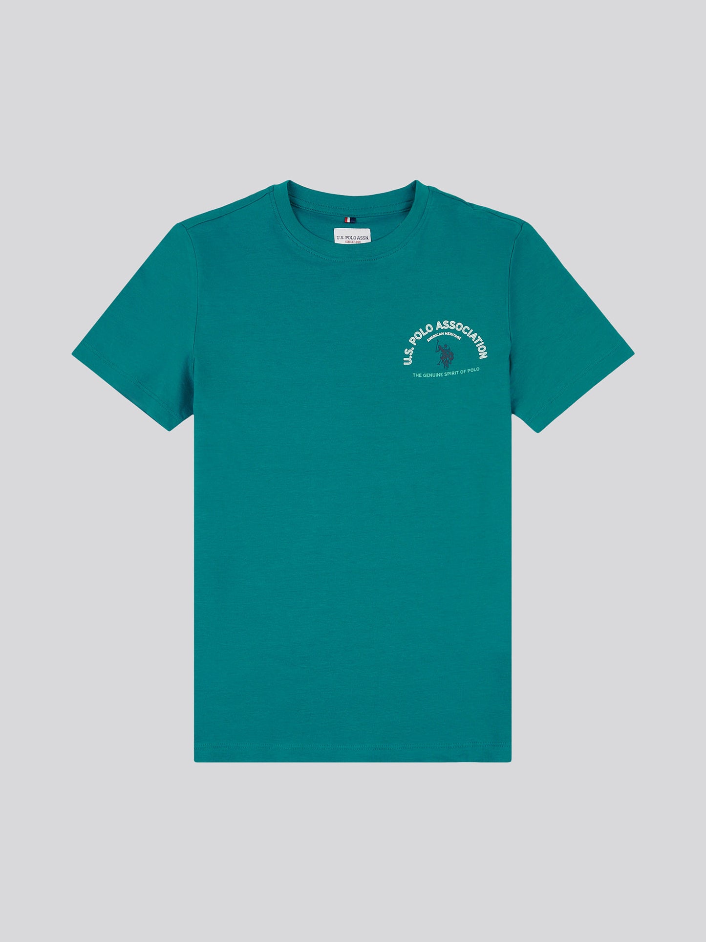 Boys Front Back Print Graphic T-Shirt in Alexandrite