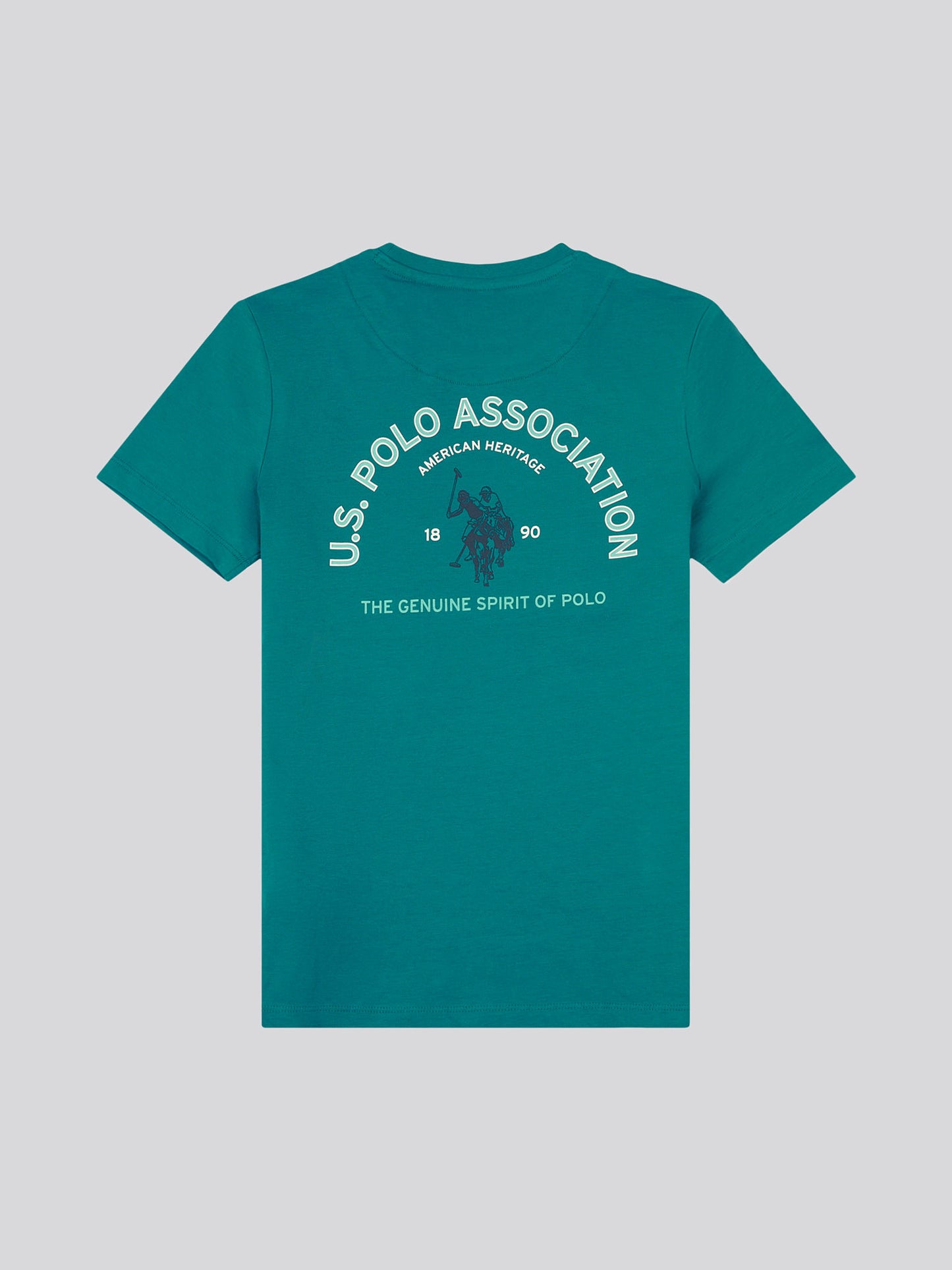 Boys Front Back Print Graphic T-Shirt in Alexandrite