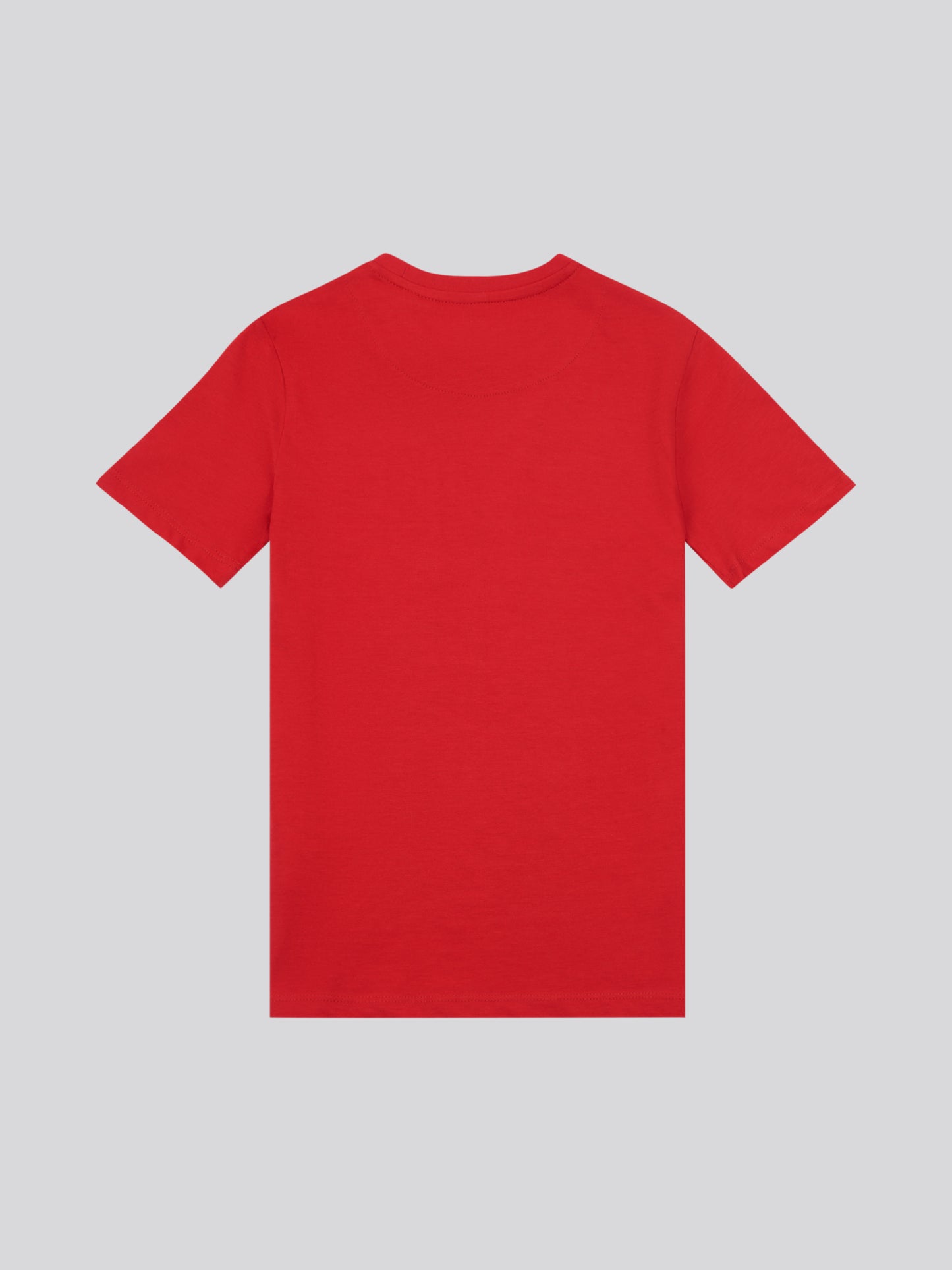 Boys Signature Arch Print T-Shirt in Haute Red