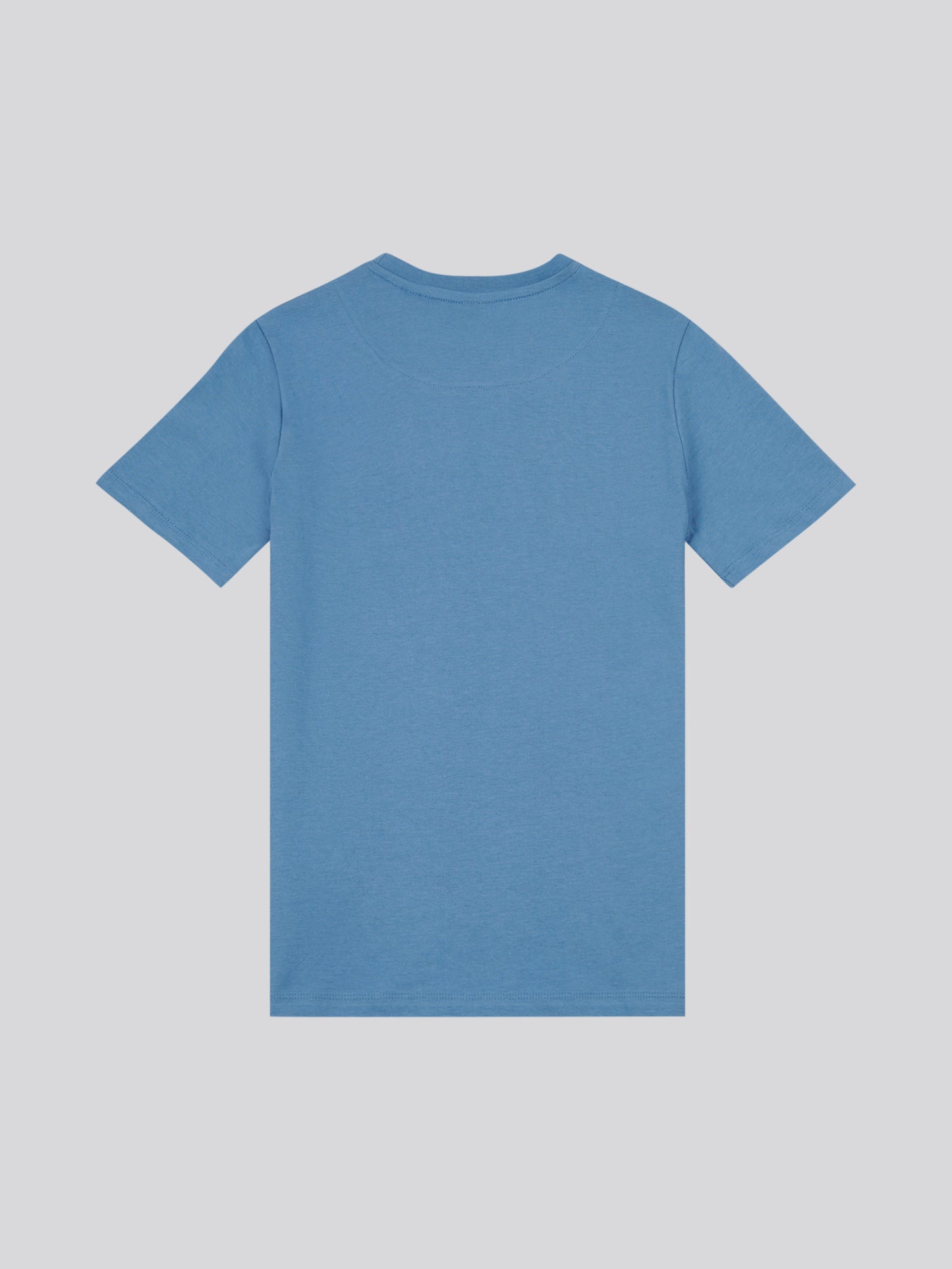 Boys Signature Arch Print T-Shirt in Blue Horizon