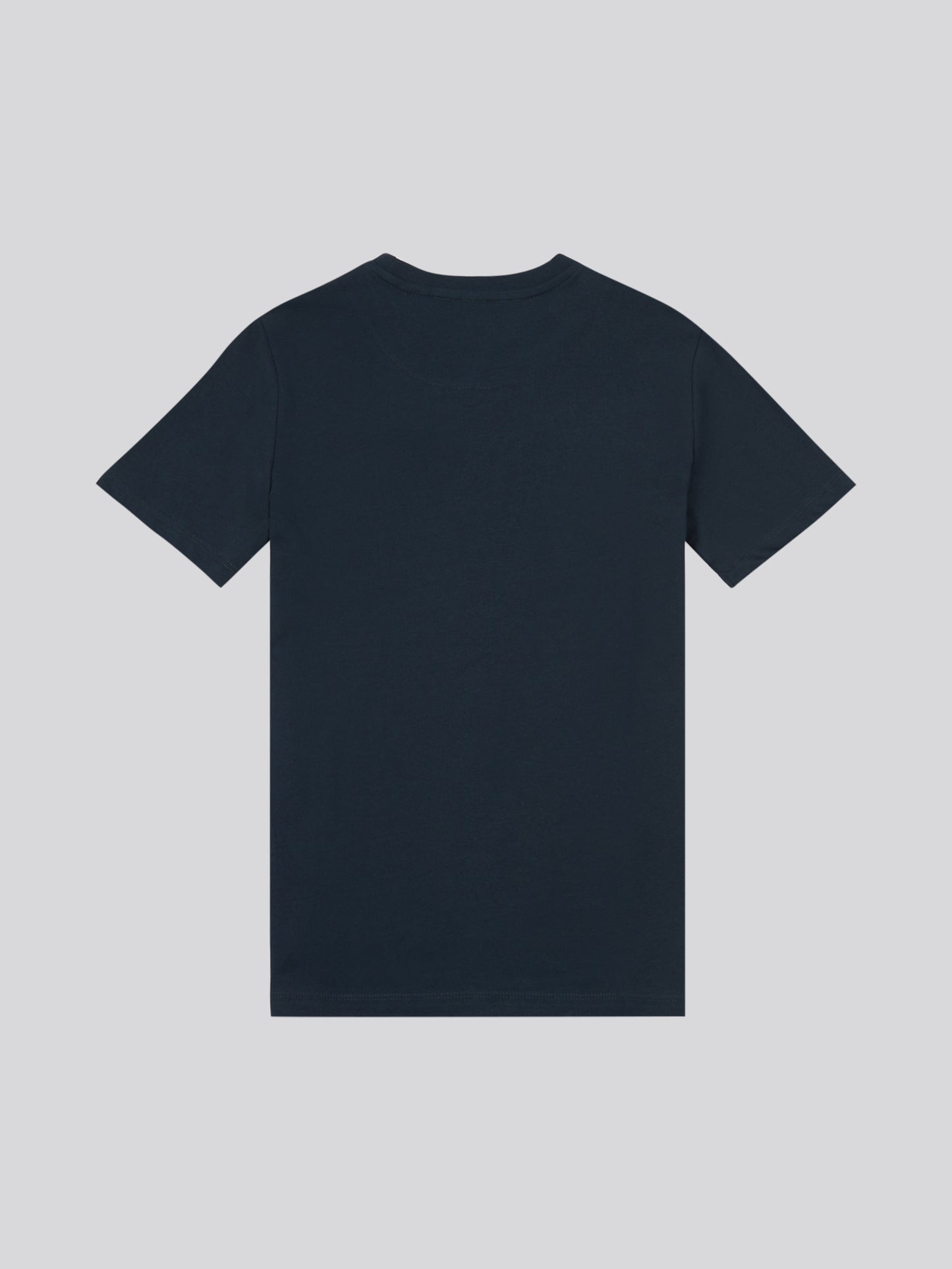 Boys Signature Arch Print T-Shirt in Dark Sapphire Navy