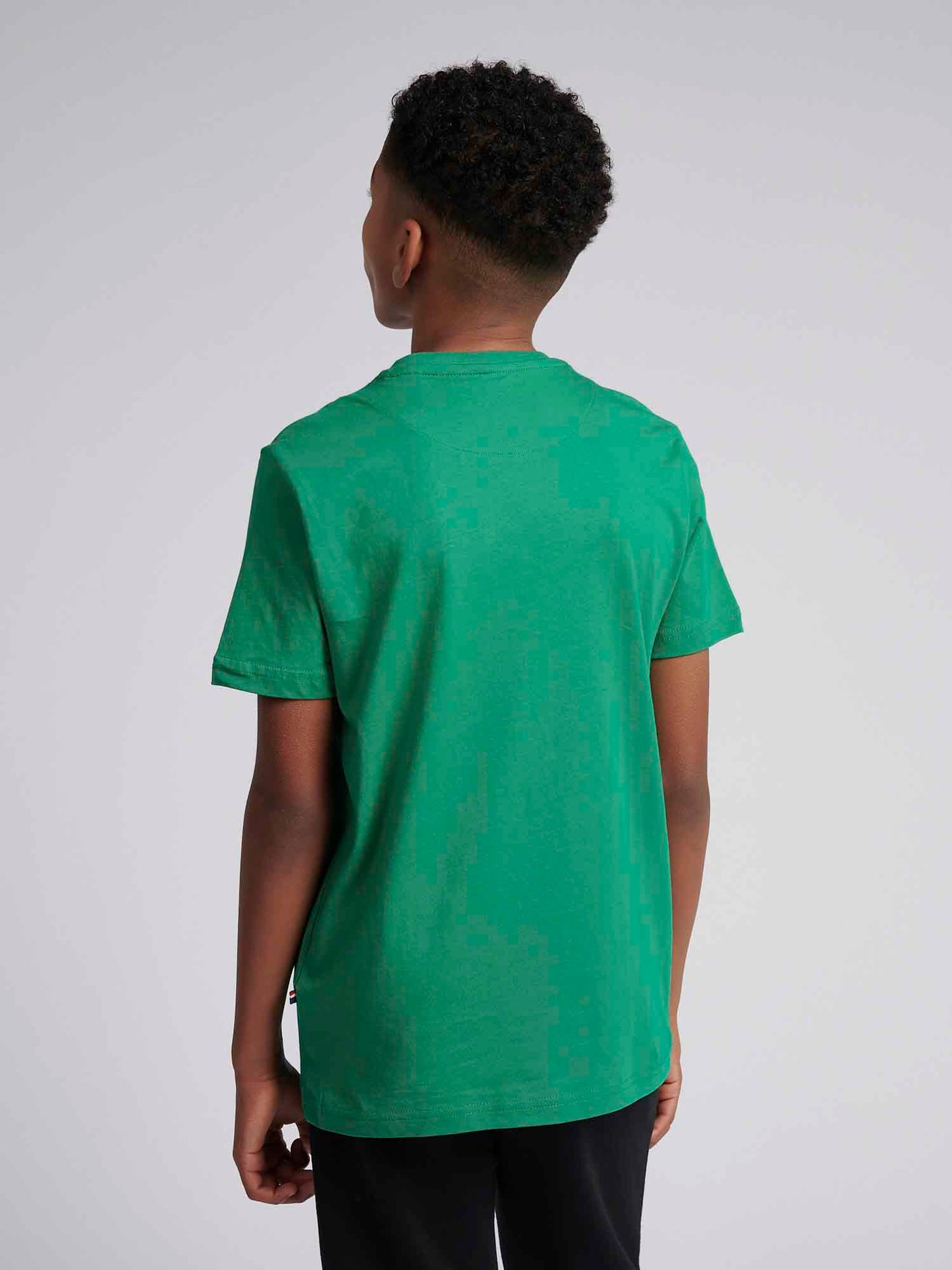 Boys Signature Arch Print T-Shirt in Lush Meadow