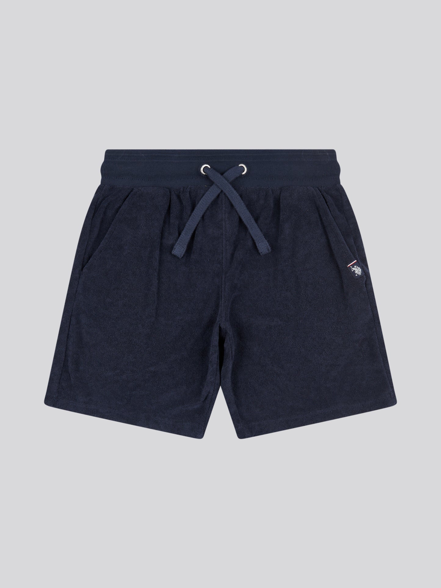 Boys Terry Short in Dark Sapphire Navy