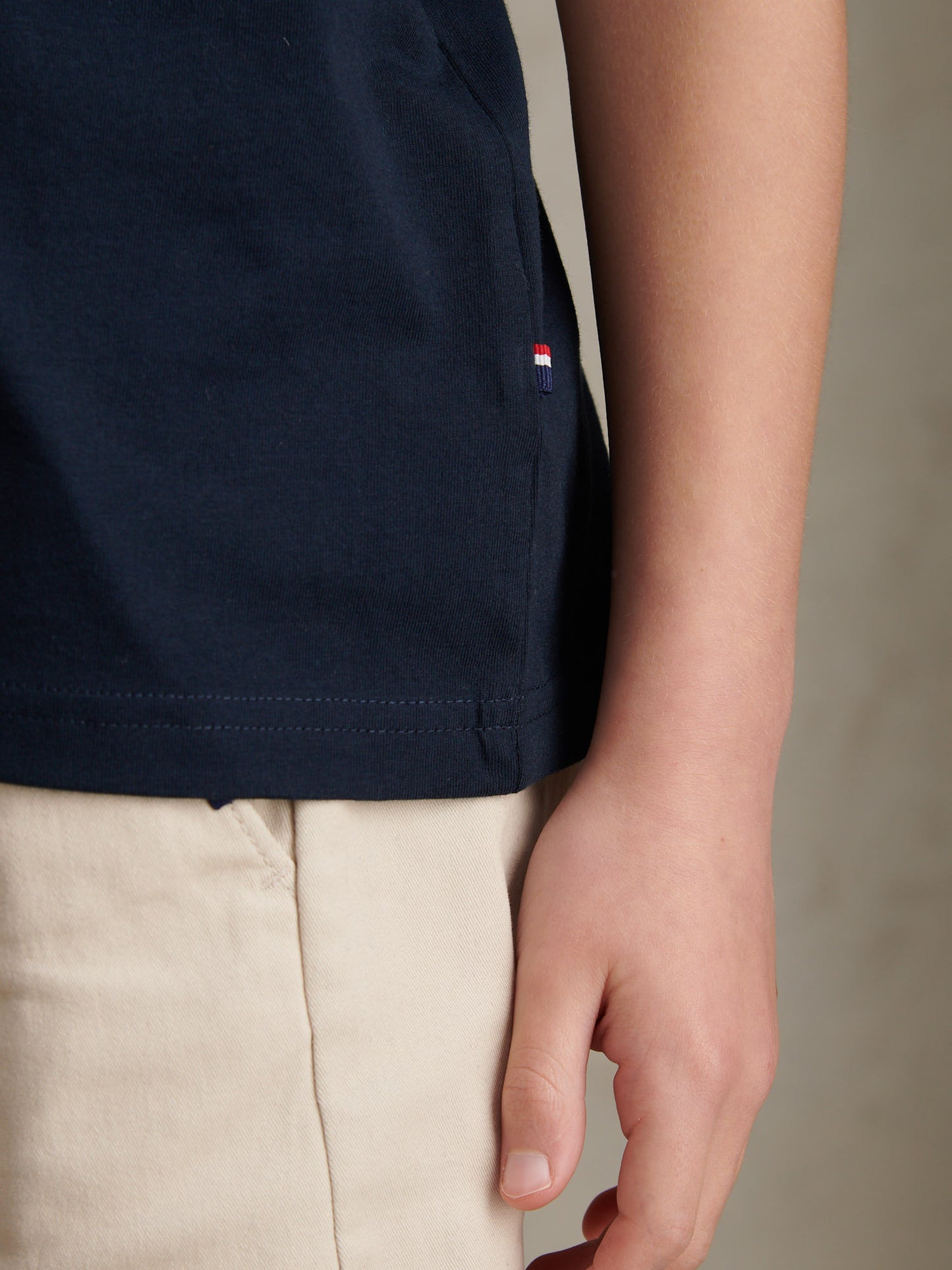 Boys Player 3 Colour Block T-Shirt Dark Sapphire Navy