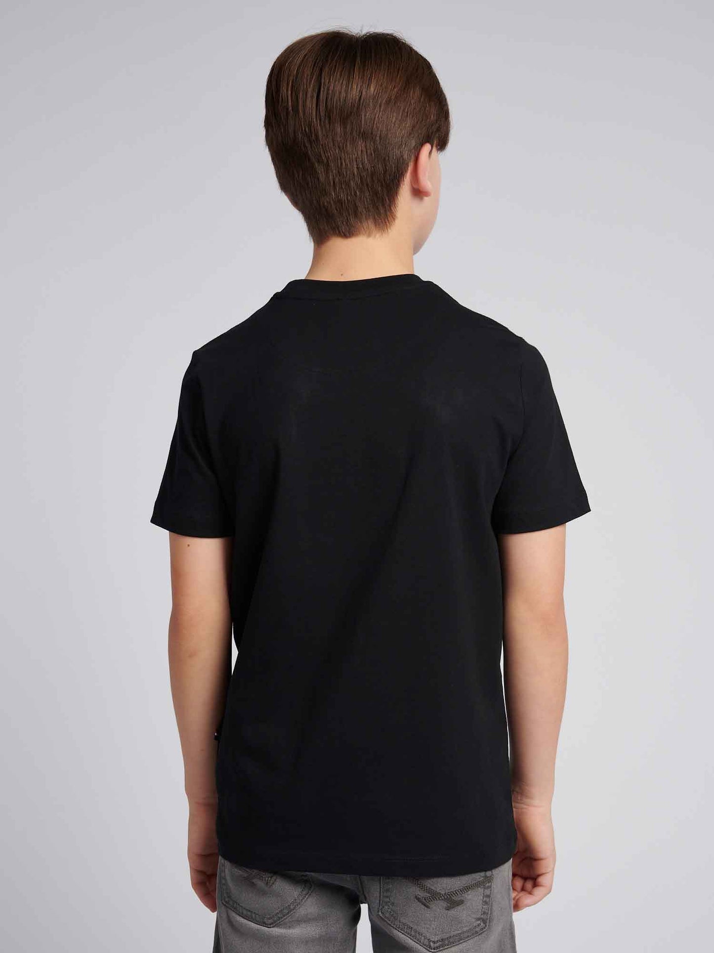 Boys USPA Print Graphic T-Shirt in Black