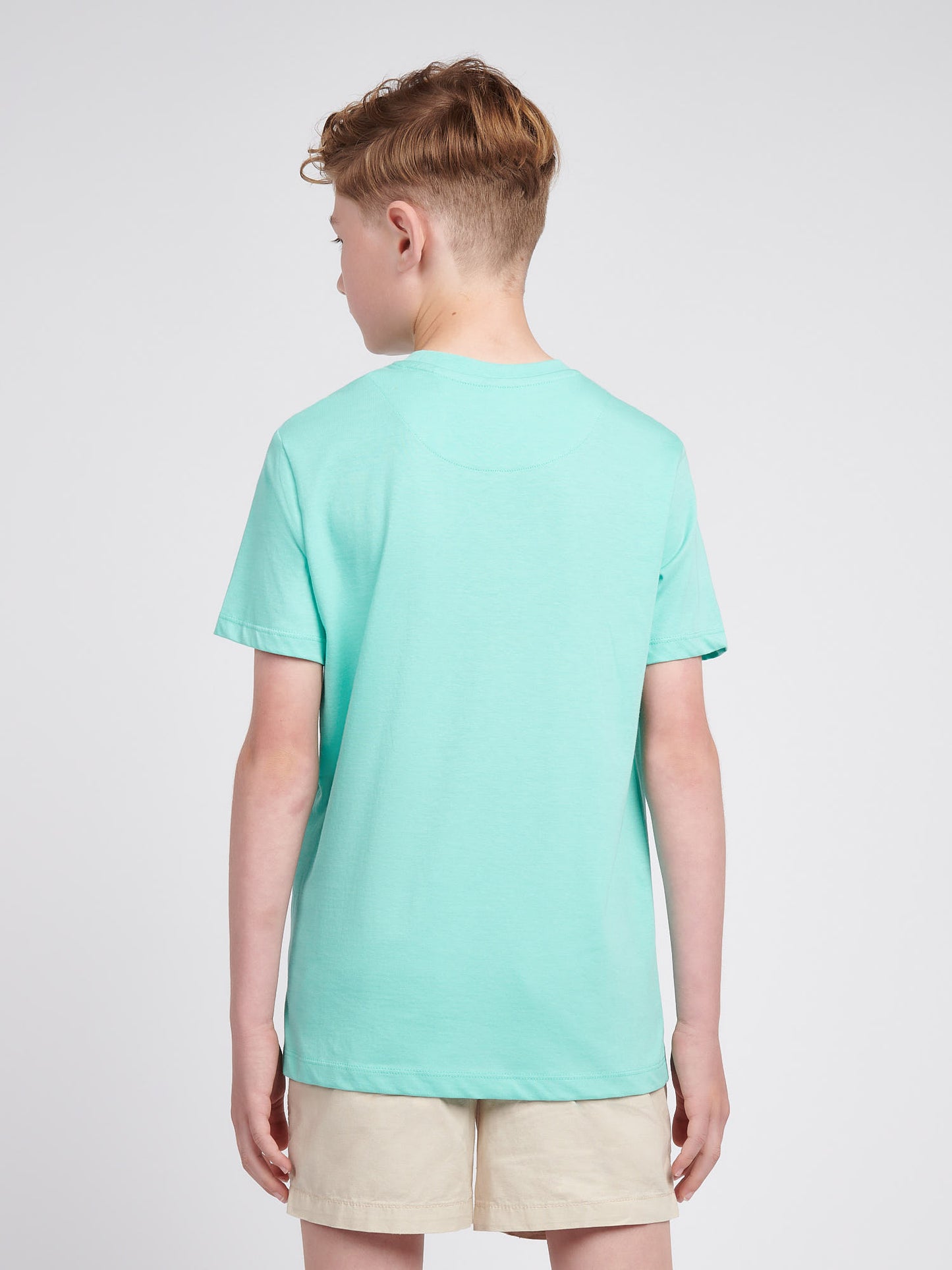 Boys USPA Print Graphic T-Shirt in Pool Blue
