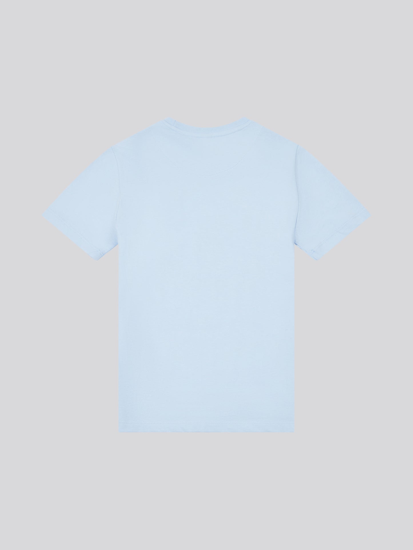 Boys USPA Circle Print T-Shirt in Chambray Blue