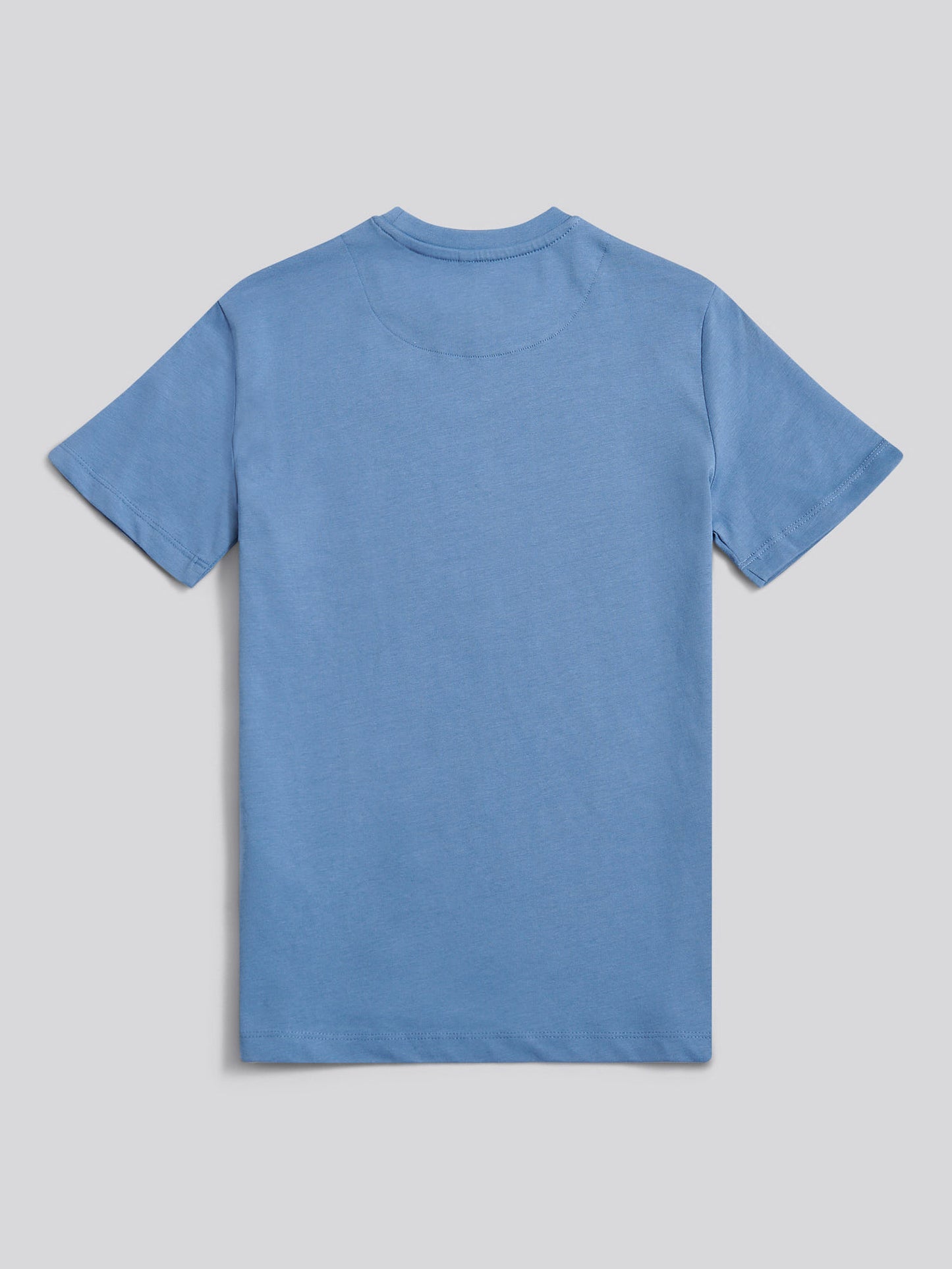 Boys Double Horsemen Graphic T-Shirt in Blue Horizon