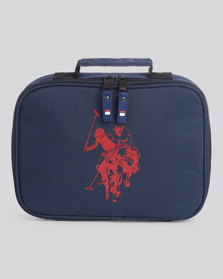 USPA Graphic DHM Lunchbag Dark Sapphire Navy / Haute Red DHM