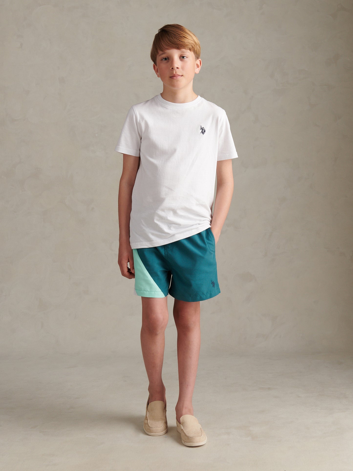 Boys Cut & Sew Swim Short Mediterranea