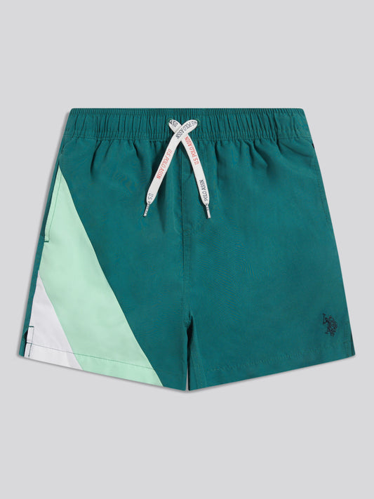 Boys Cut & Sew Swim Short Mediterranea