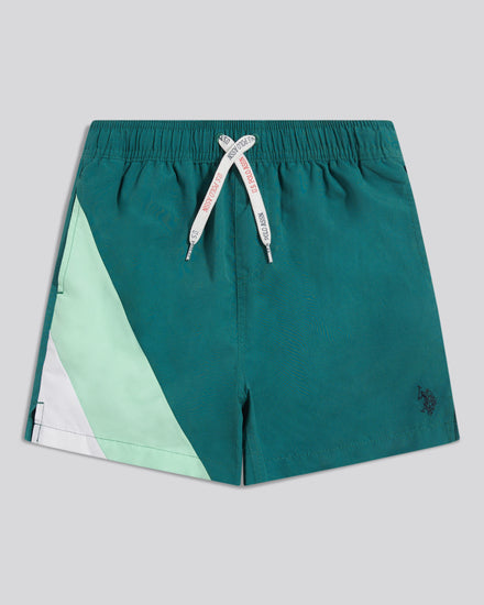 Boys Cut & Sew Swim Short Mediterranea