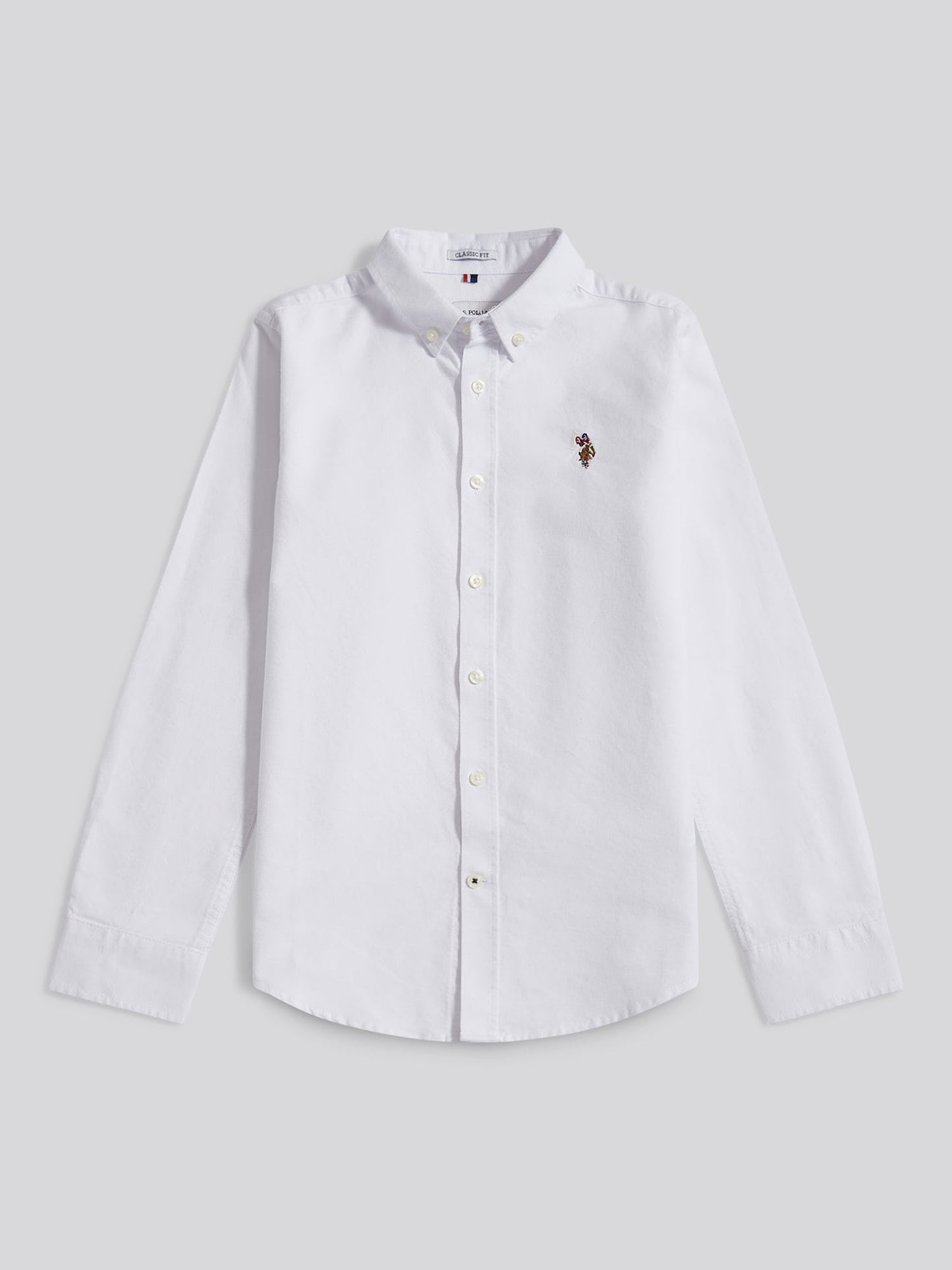 Boys Oxford Shirt in Bright White