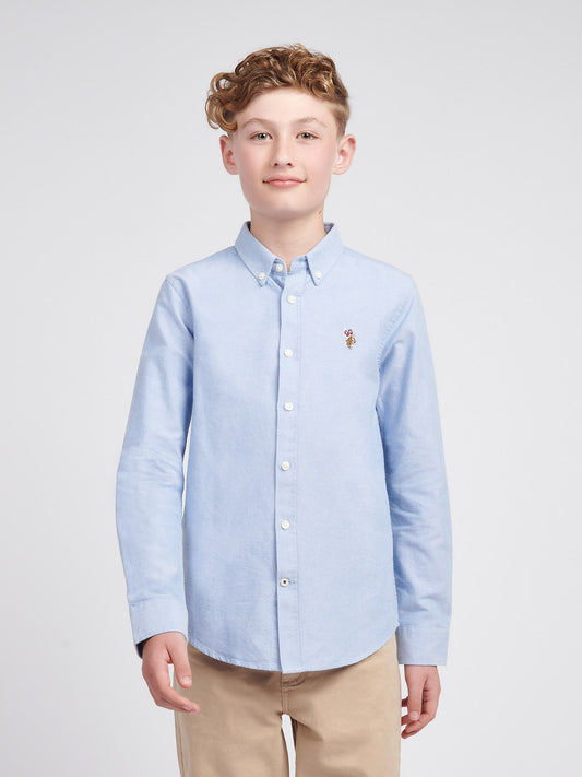 Boys Oxford Shirt in Blue Yonder