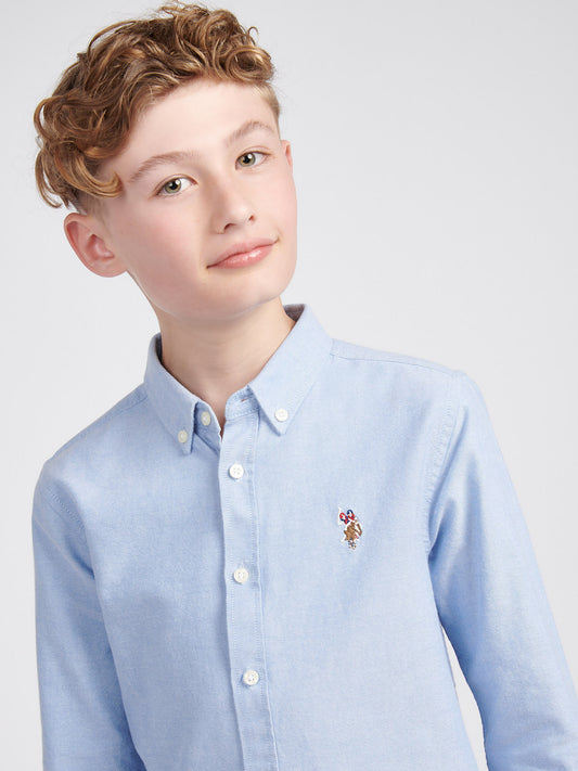 Boys Oxford Shirt in Blue Yonder