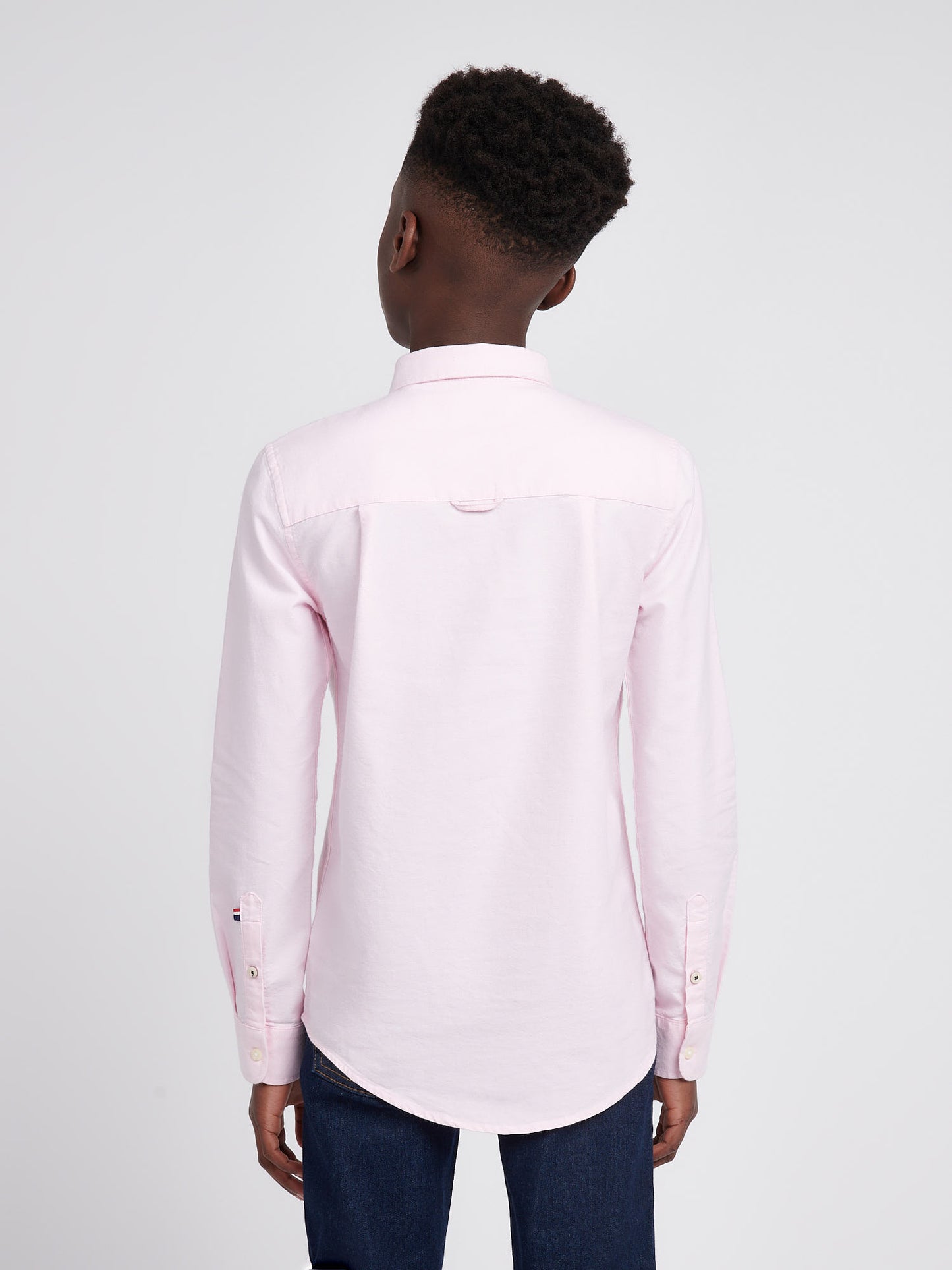 Boys Oxford Shirt in Orchid Pink