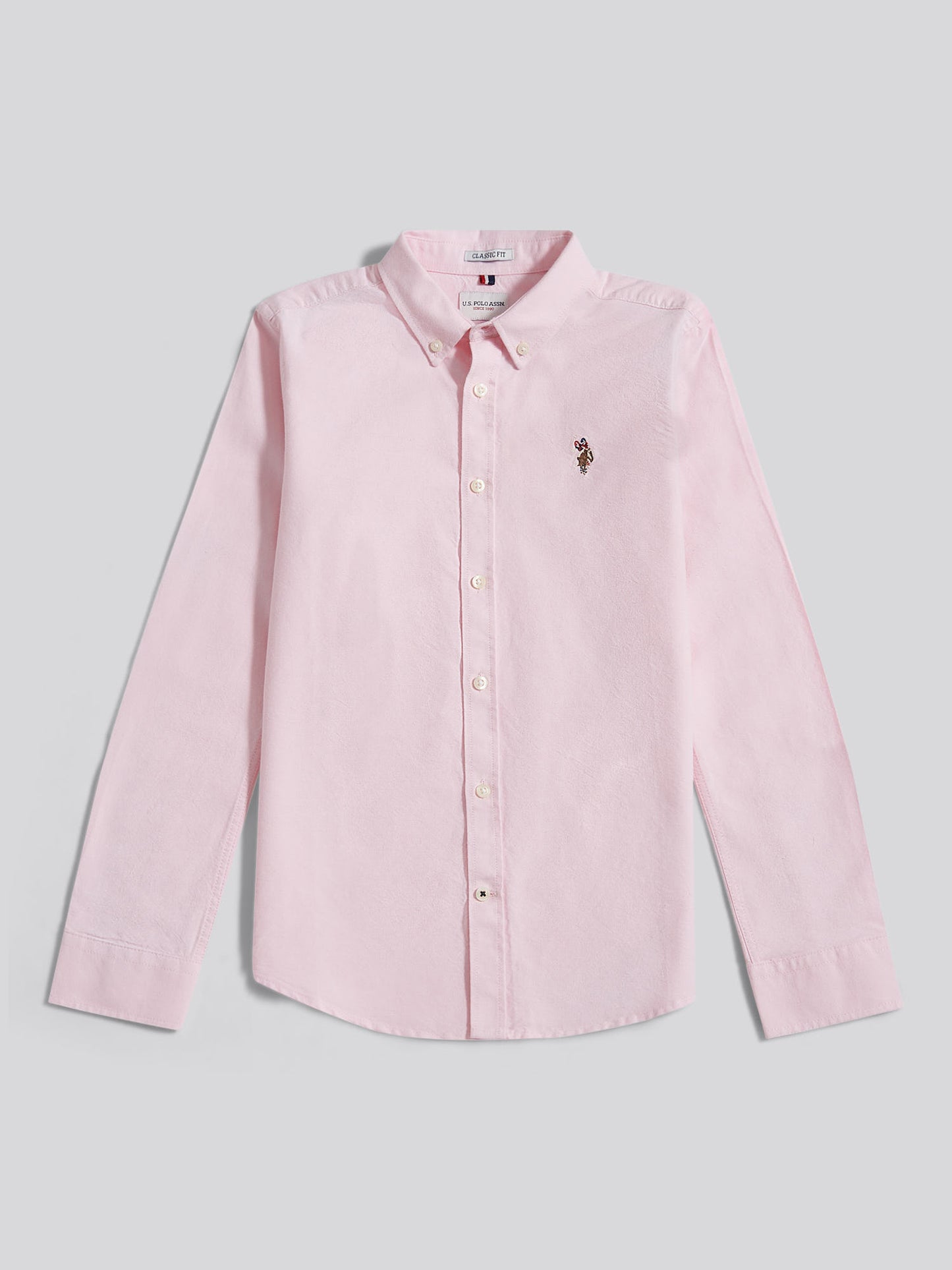 Boys Oxford Shirt in Orchid Pink