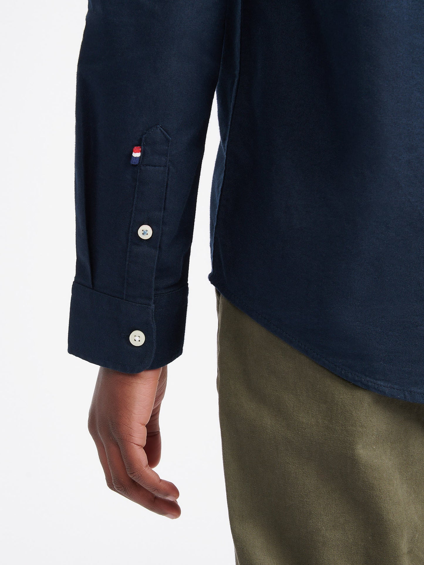 Boys Oxford Shirt in Dark Sapphire Navy