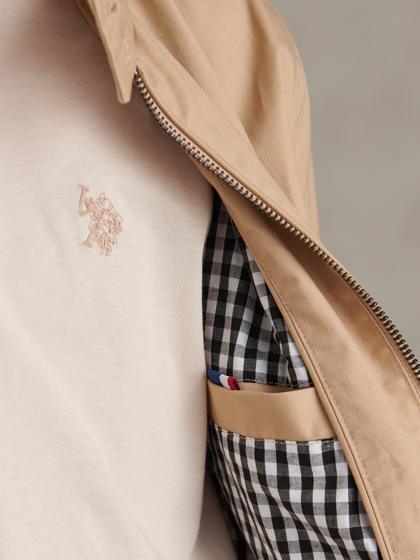 Boys Cotton Twill Harrington Jacket Cornstalk