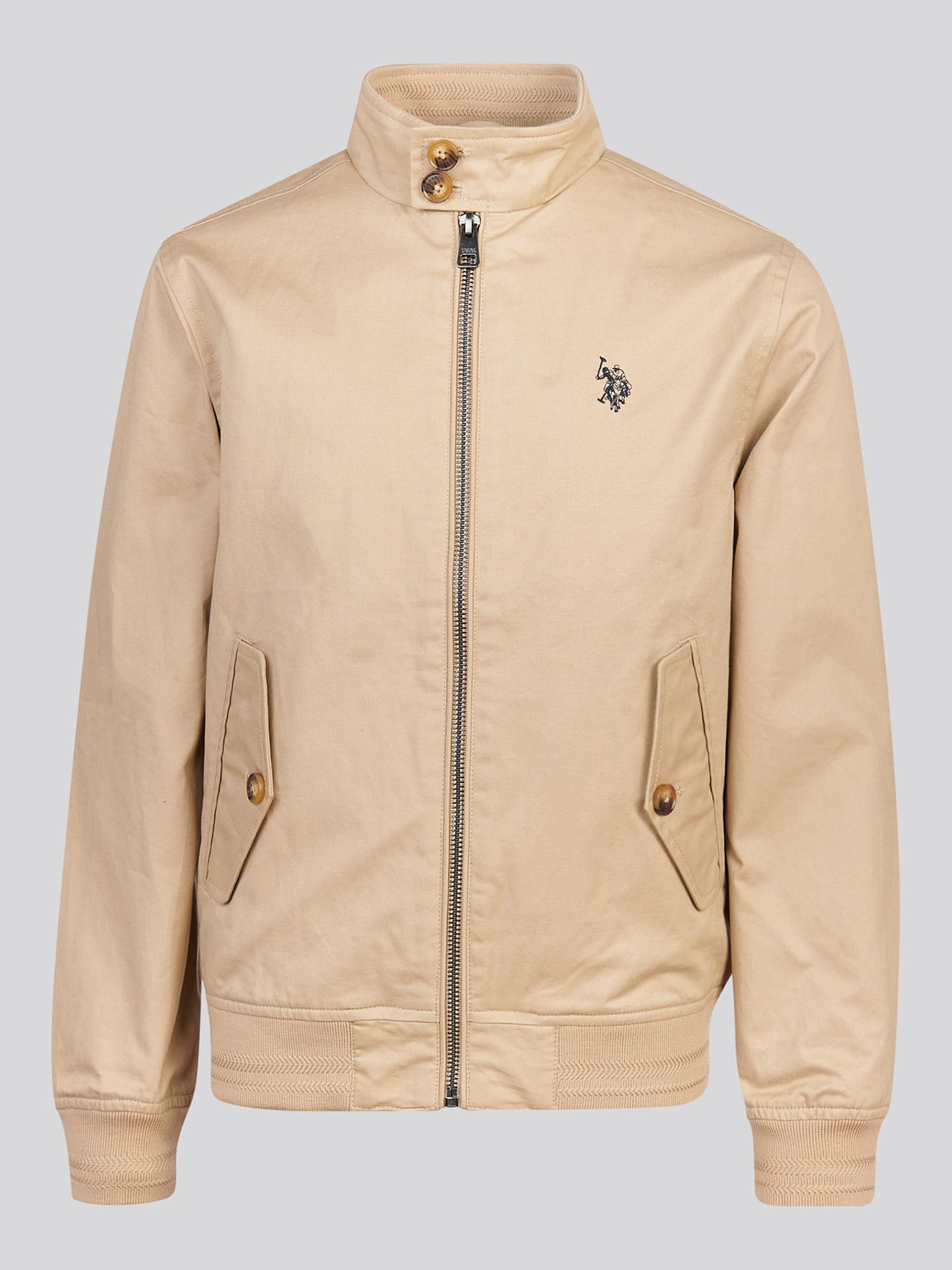 Boys Cotton Twill Harrington Jacket Cornstalk