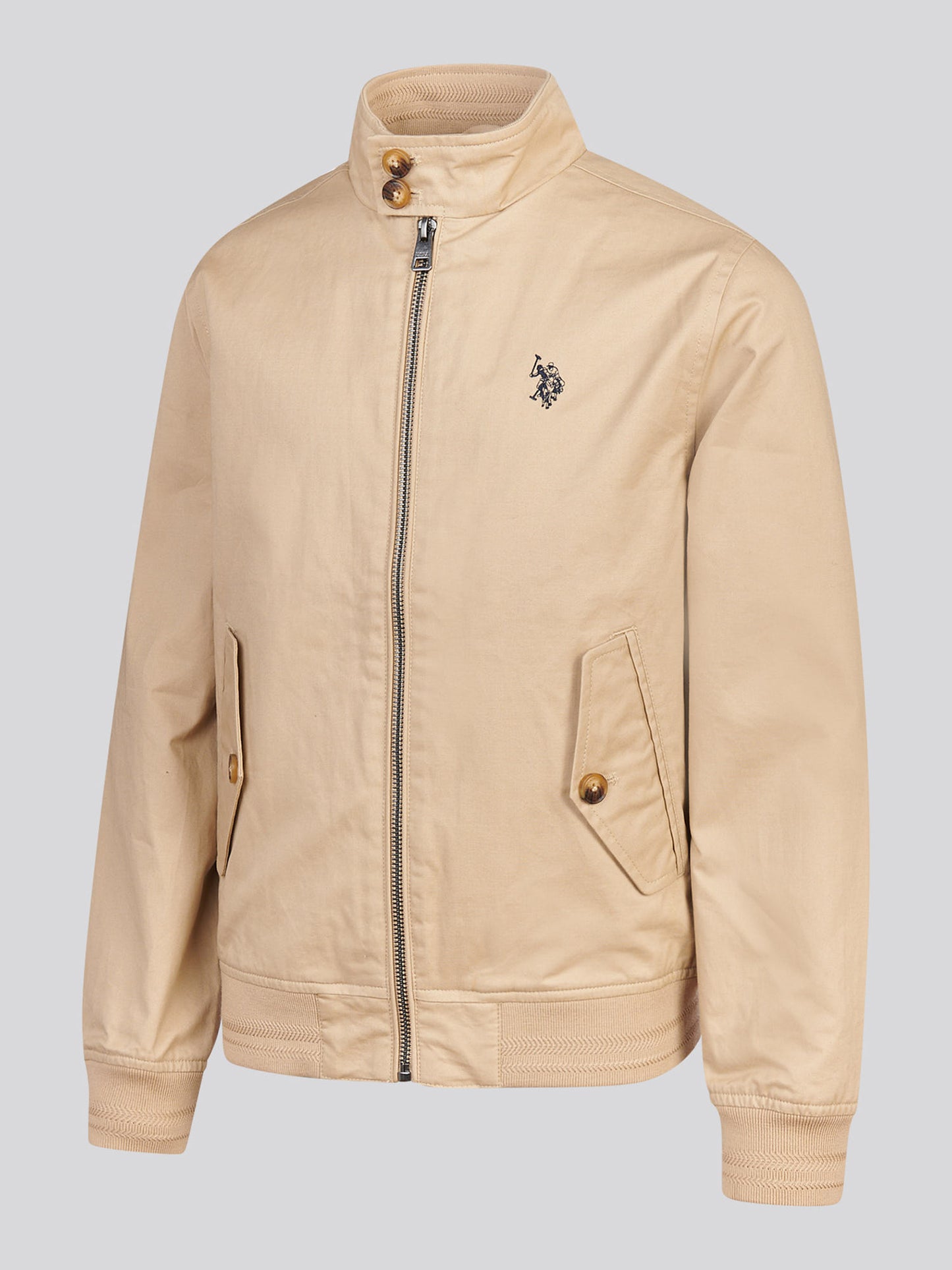 Boys Cotton Twill Harrington Jacket Cornstalk