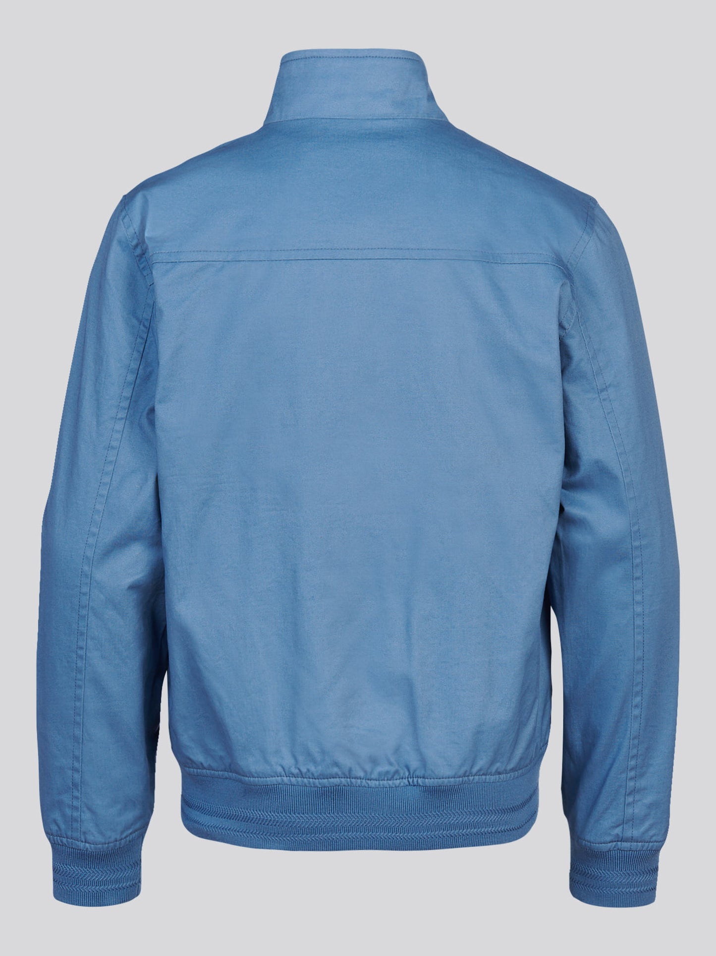 Boys Cotton Twill Harrington Jacket Blue Horizon
