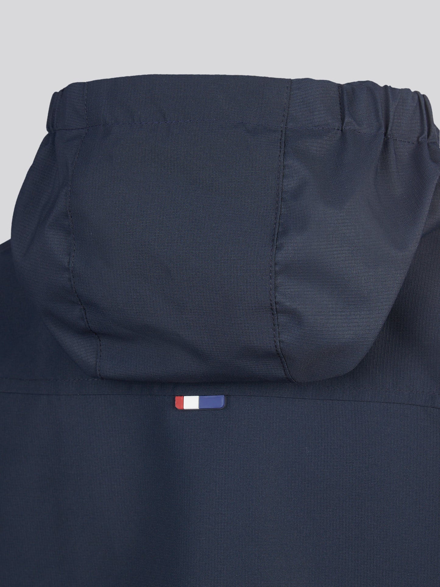 Boys Mesh Lined Hooded Windbreaker Dark Sapphire Navy / Haute Red DHM