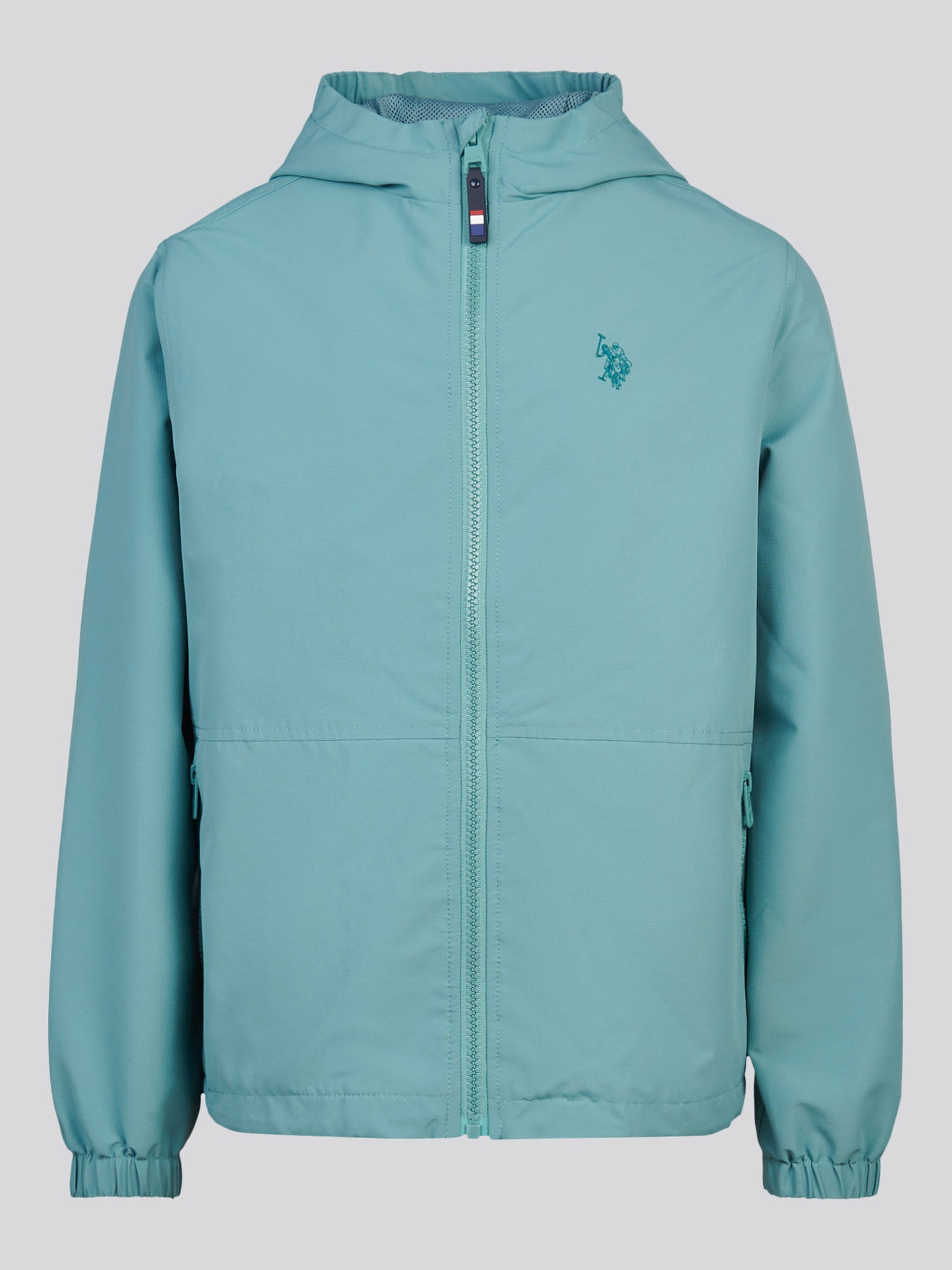 Boys Mesh Lined Hooded Windbreaker Arctic