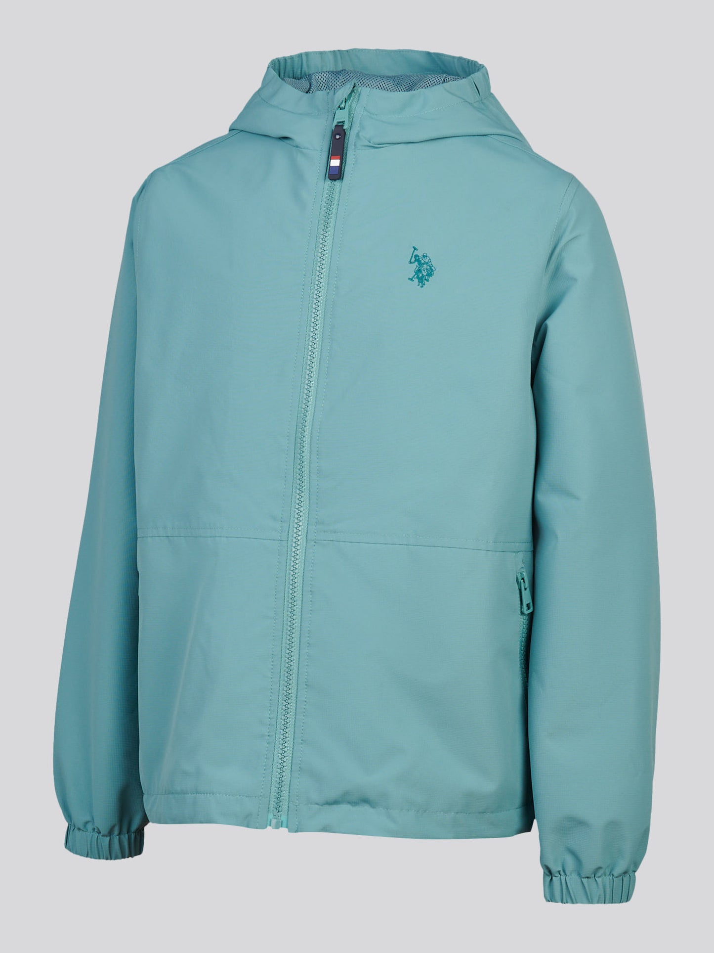 Boys Mesh Lined Hooded Windbreaker Arctic