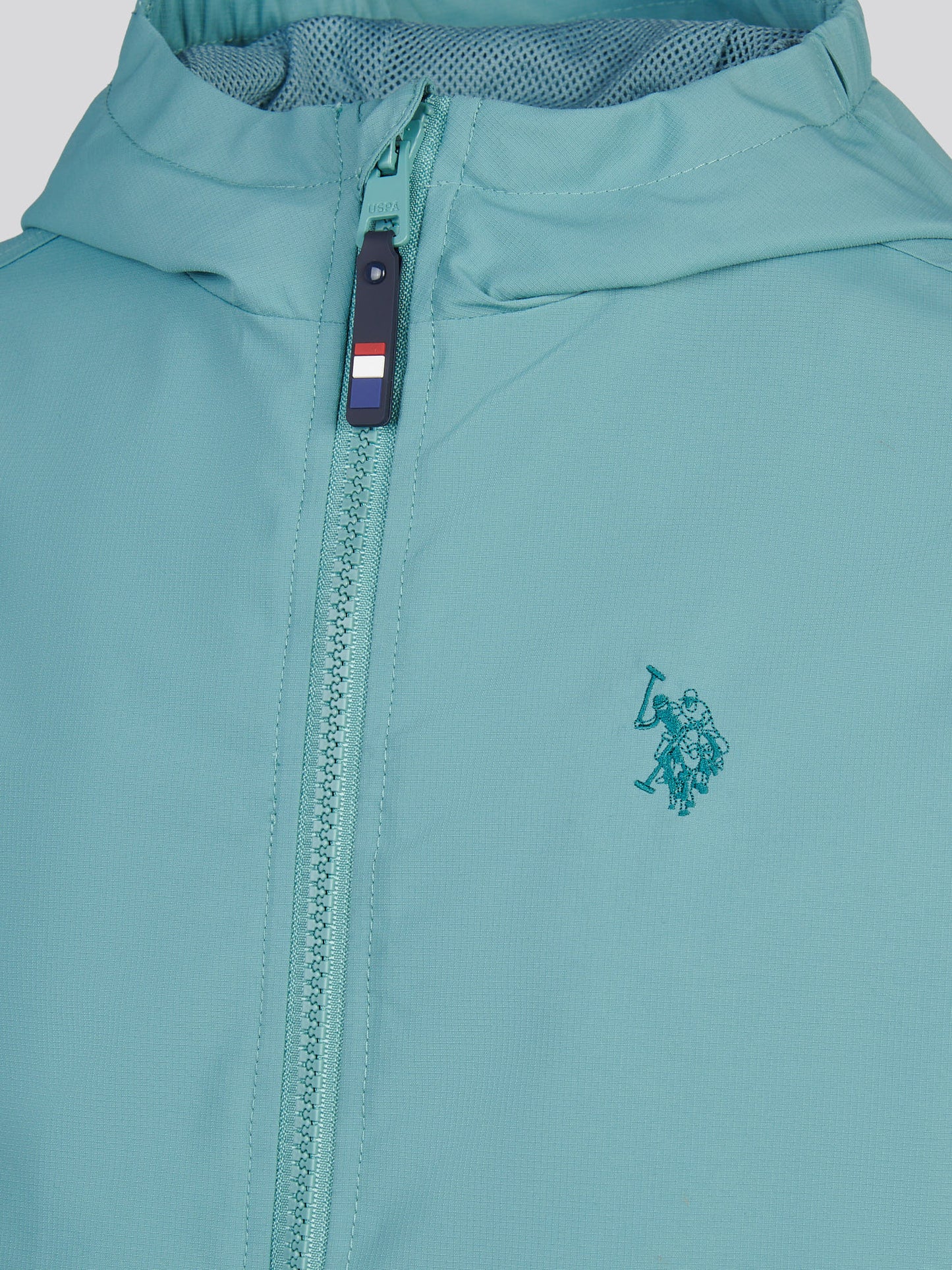 Boys Mesh Lined Hooded Windbreaker Arctic