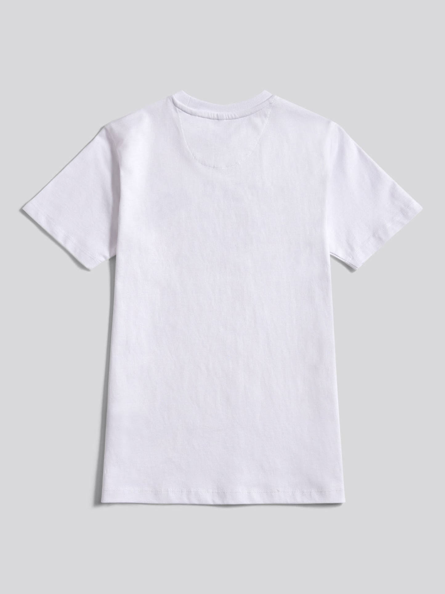 Boys Signature Arch Print T-Shirt in Bright White