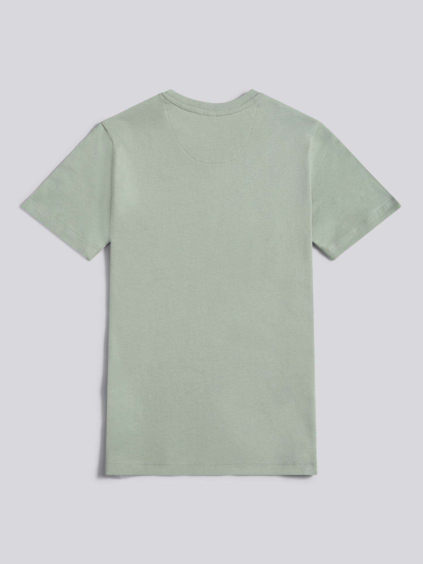 Boys Signature Arch Print T-Shirt in Iceberg Green